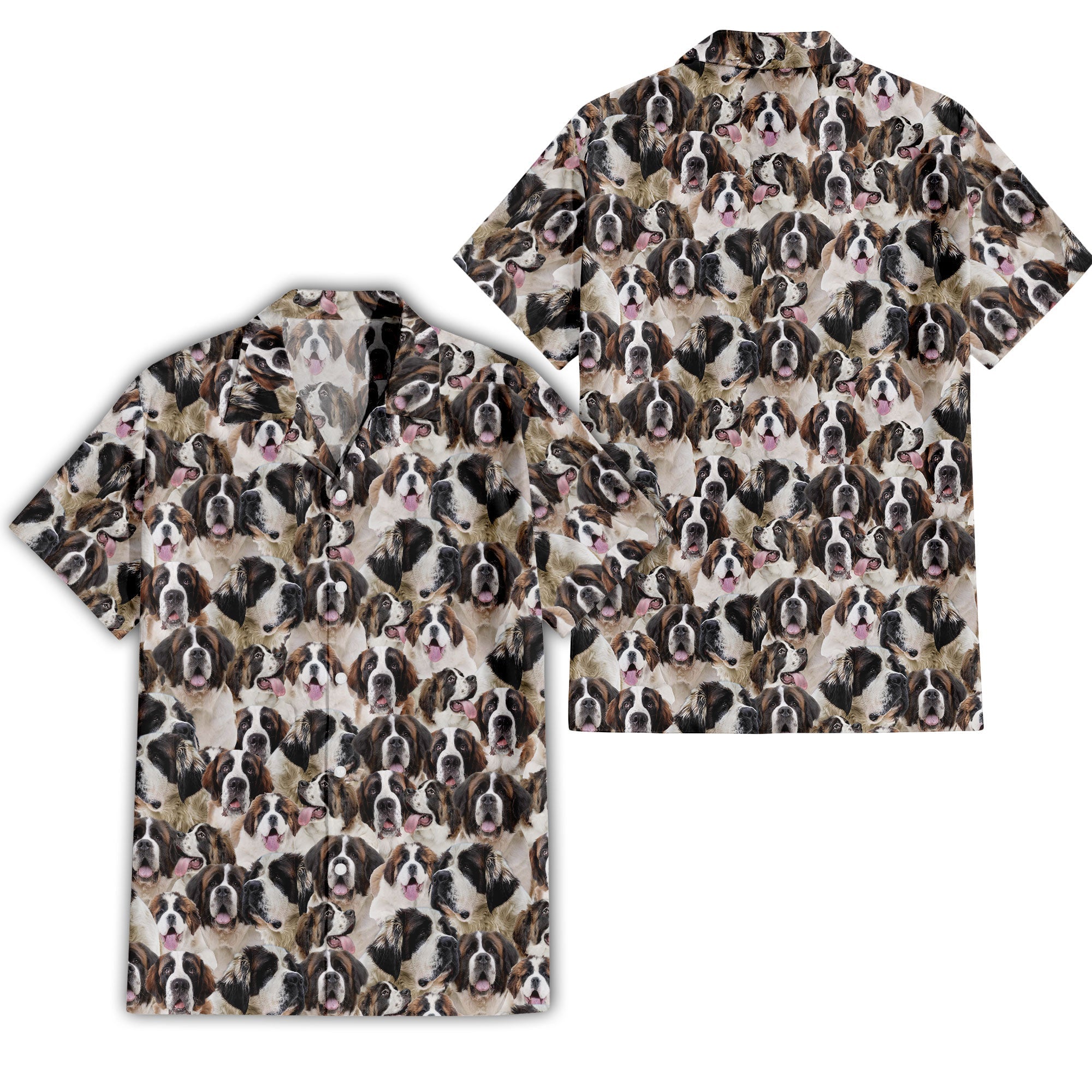 St Bernard Full Face Hawaiian Shirt & Short