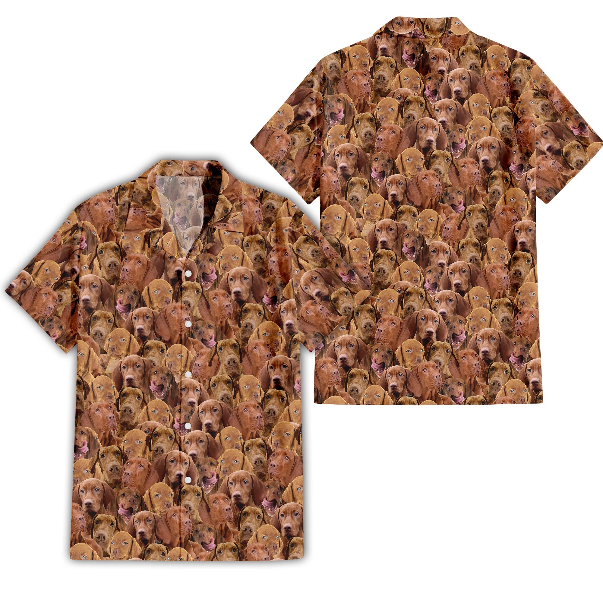 Vizsla Full Face Hawaiian Shirt & Short