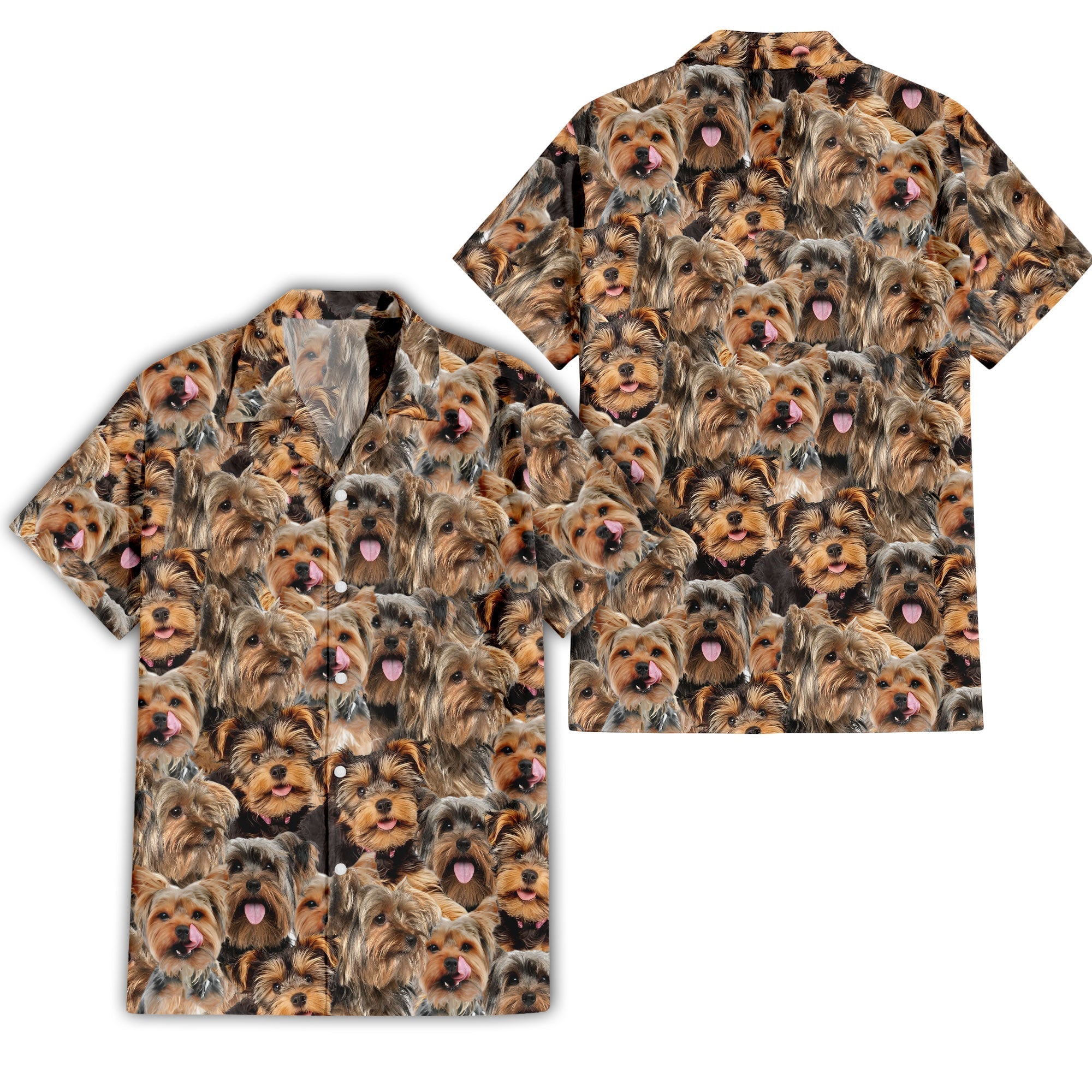 Yorkshire Terrier Full Face Hawaiian Shirt & Short