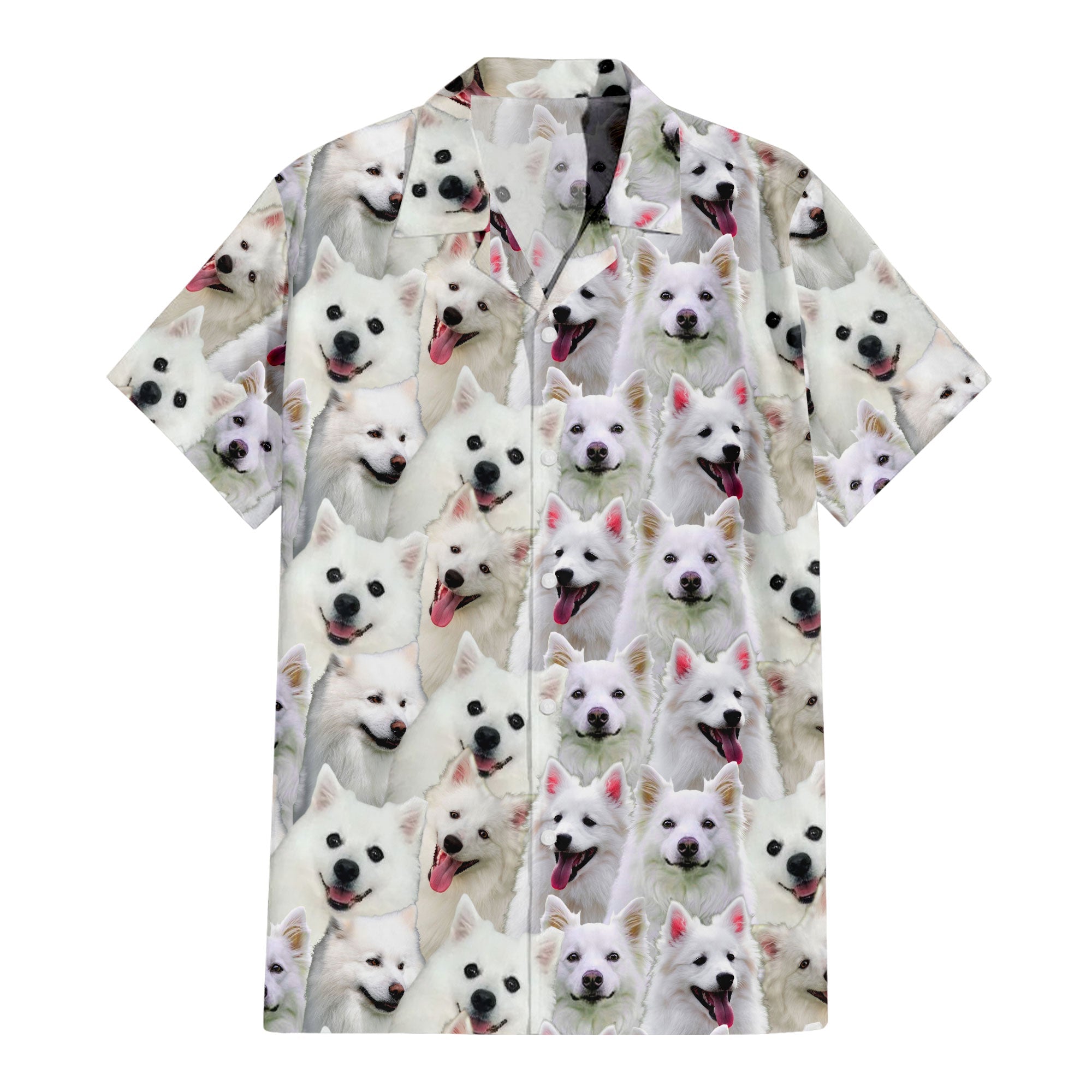 American Eskimo Full Face Hawaiian Shirt & Short