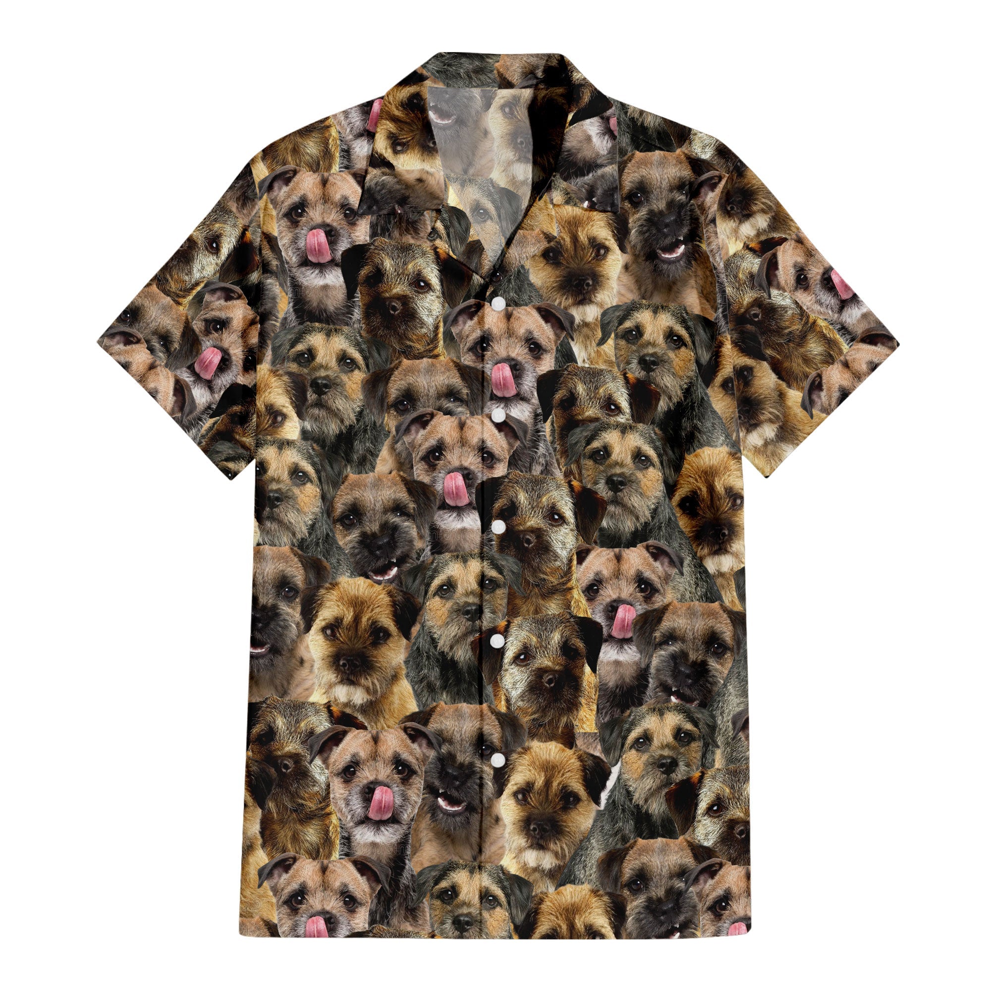 Border Terrier Full Face Hawaiian Shirt & Short