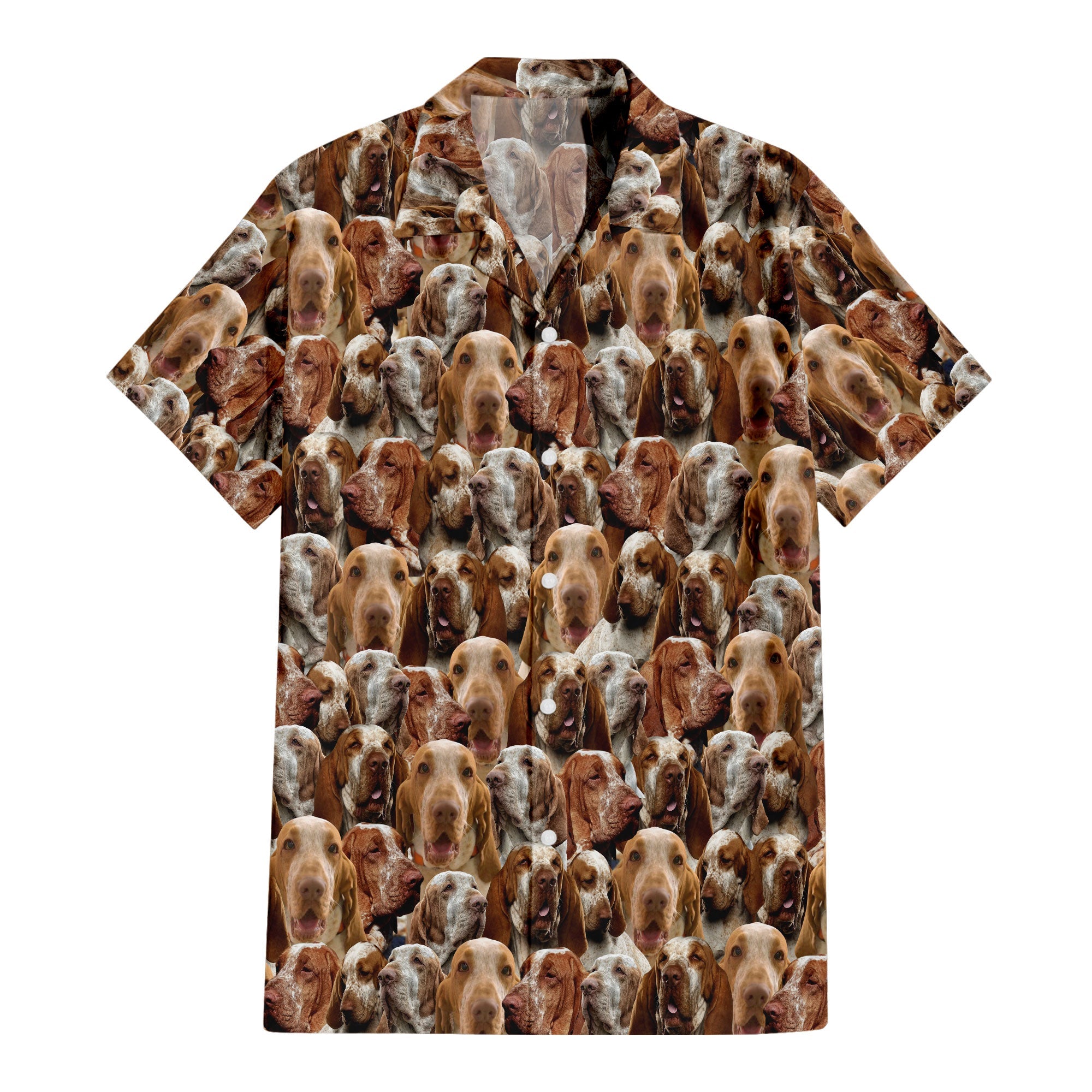 Bracco Italiano Full Face Hawaiian Shirt & Short