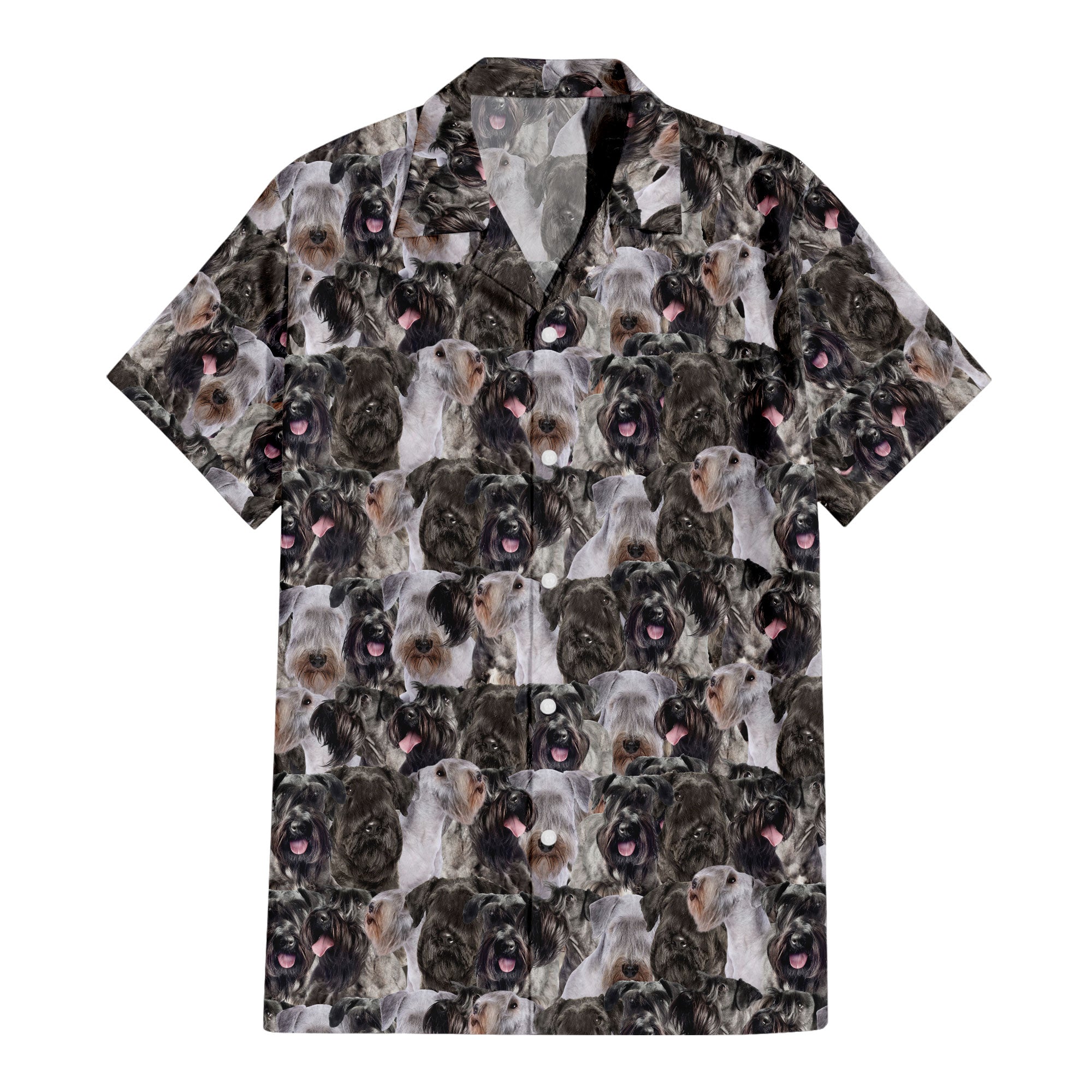 Cesky Terrier Dog Full Face Hawaiian Shirt & Short