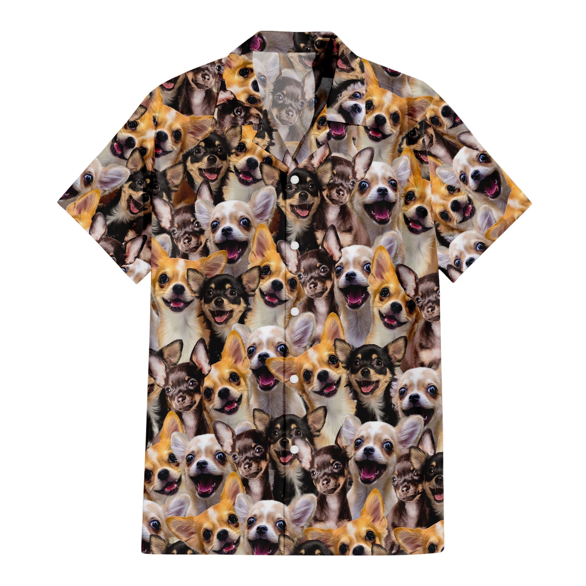 Chihuahua Dog Full Face Hawaiian Shirt & Short