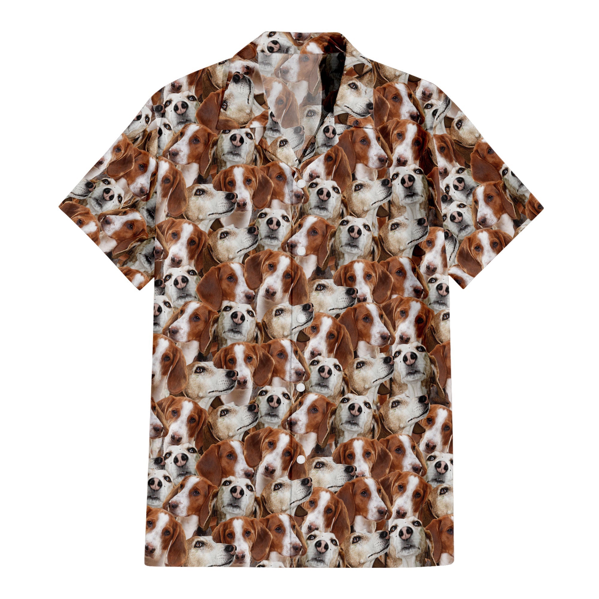 Deutsche Bracke Full Face Hawaiian Shirt & Short