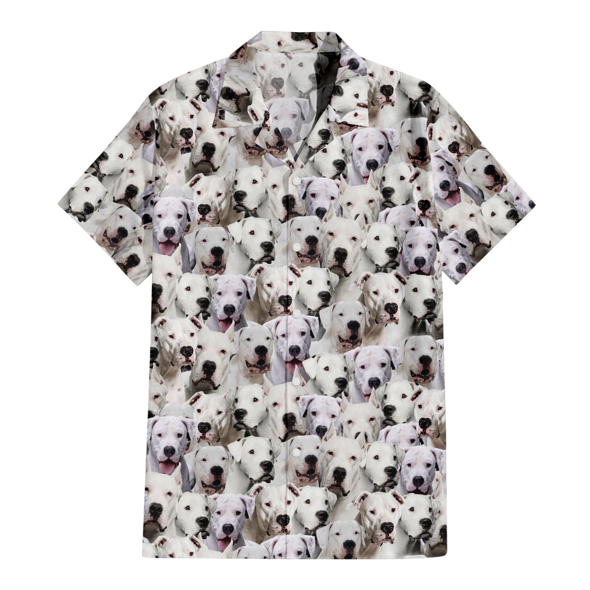 Dogo Argentino Full Face Hawaiian Shirt & Short
