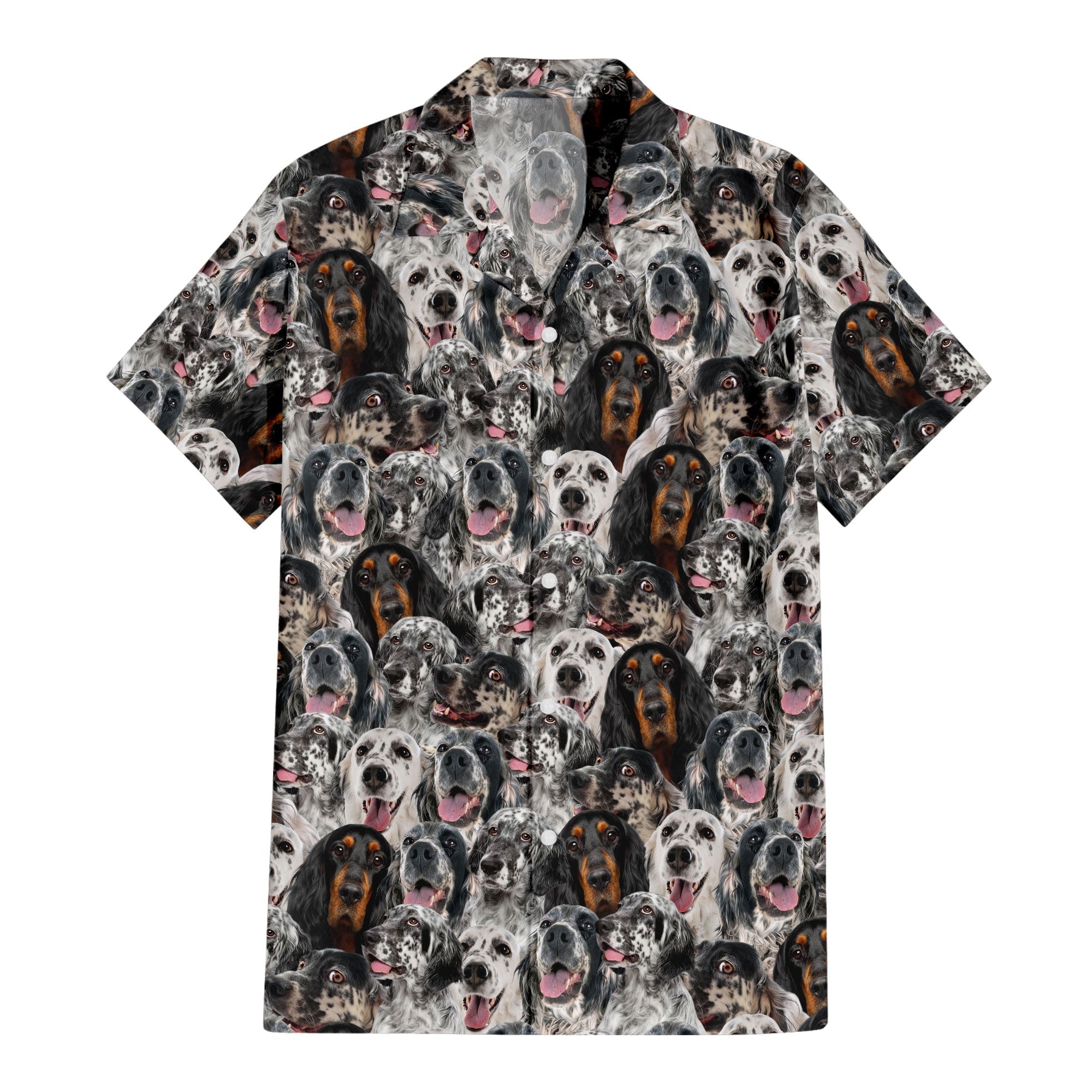 English Setter Full Face Hawaiian Shirt & Short
