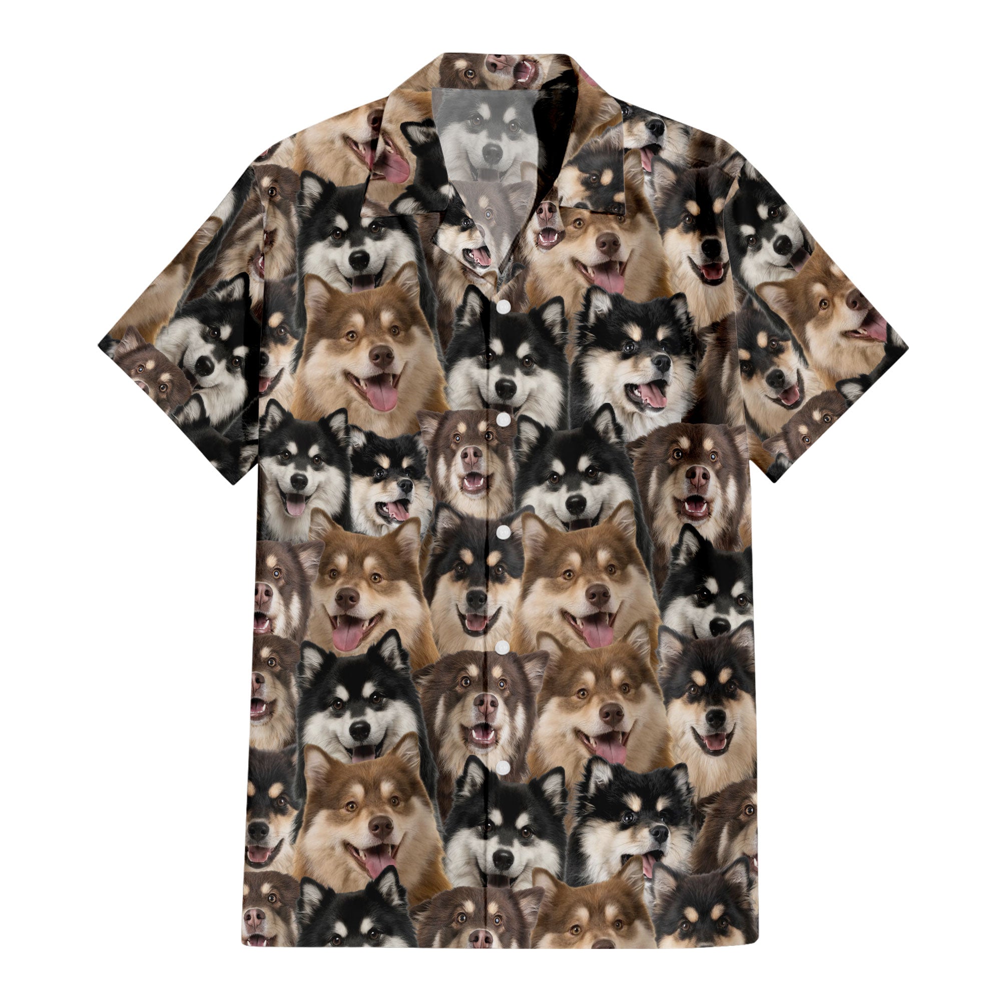 Finnish Lapphund Full Face Hawaiian Shirt & Short