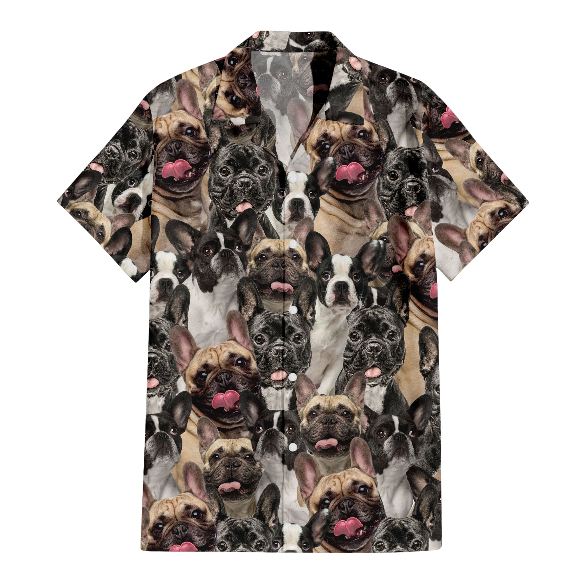 French Bulldog Full Face Hawaiian Shirt & Short