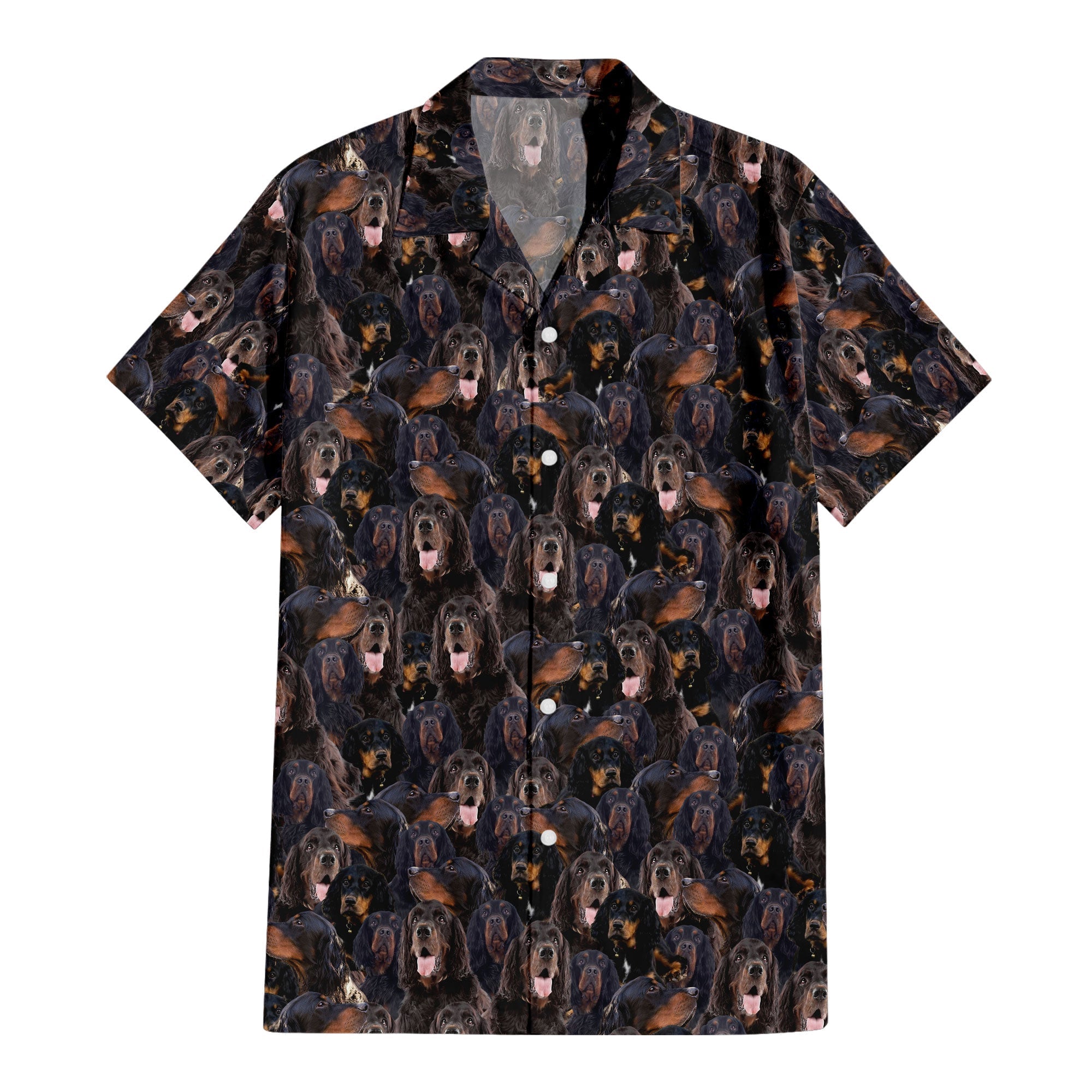 Gordon Setter Full Face Hawaiian Shirt & Short