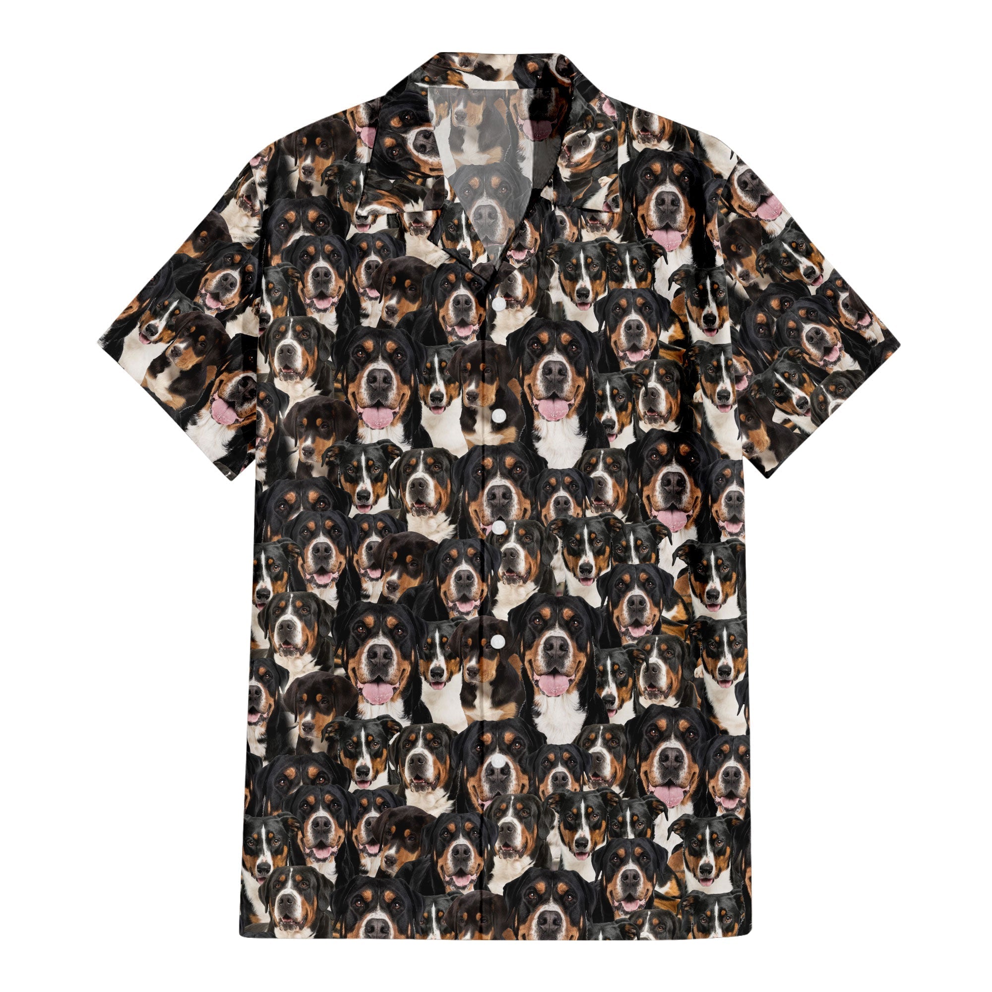 Greater Swiss Mountain Dog Full Face Hawaiian Shirt & Short