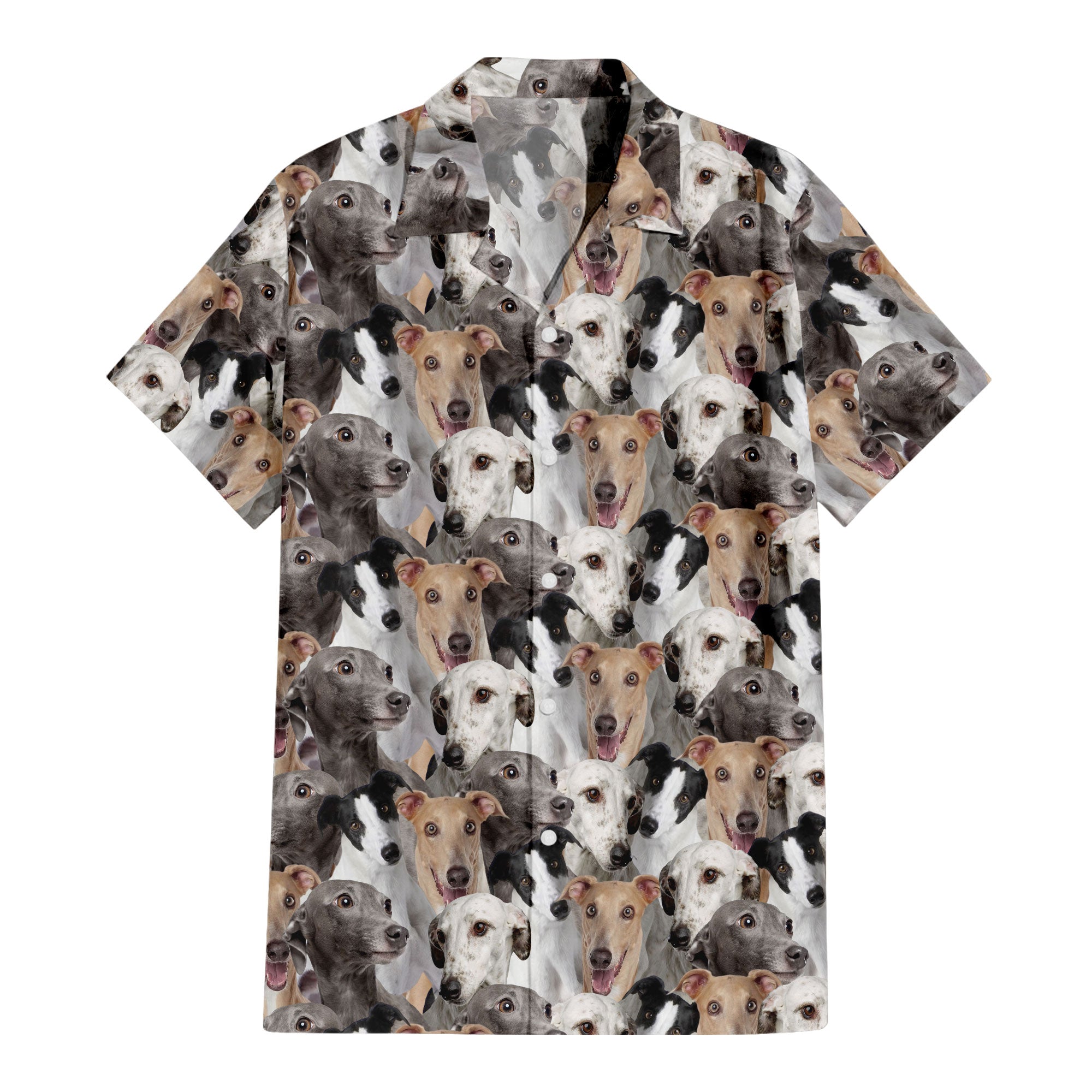 Greyhound Full Face Hawaiian Shirt & Short