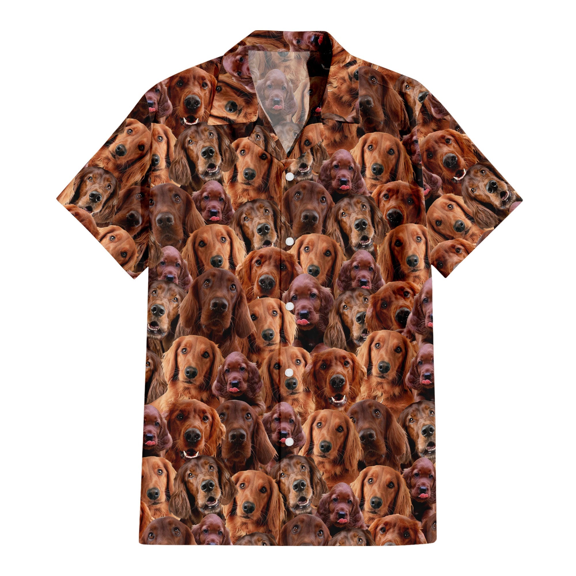Irish Setter Full Face Hawaiian Shirt & Short