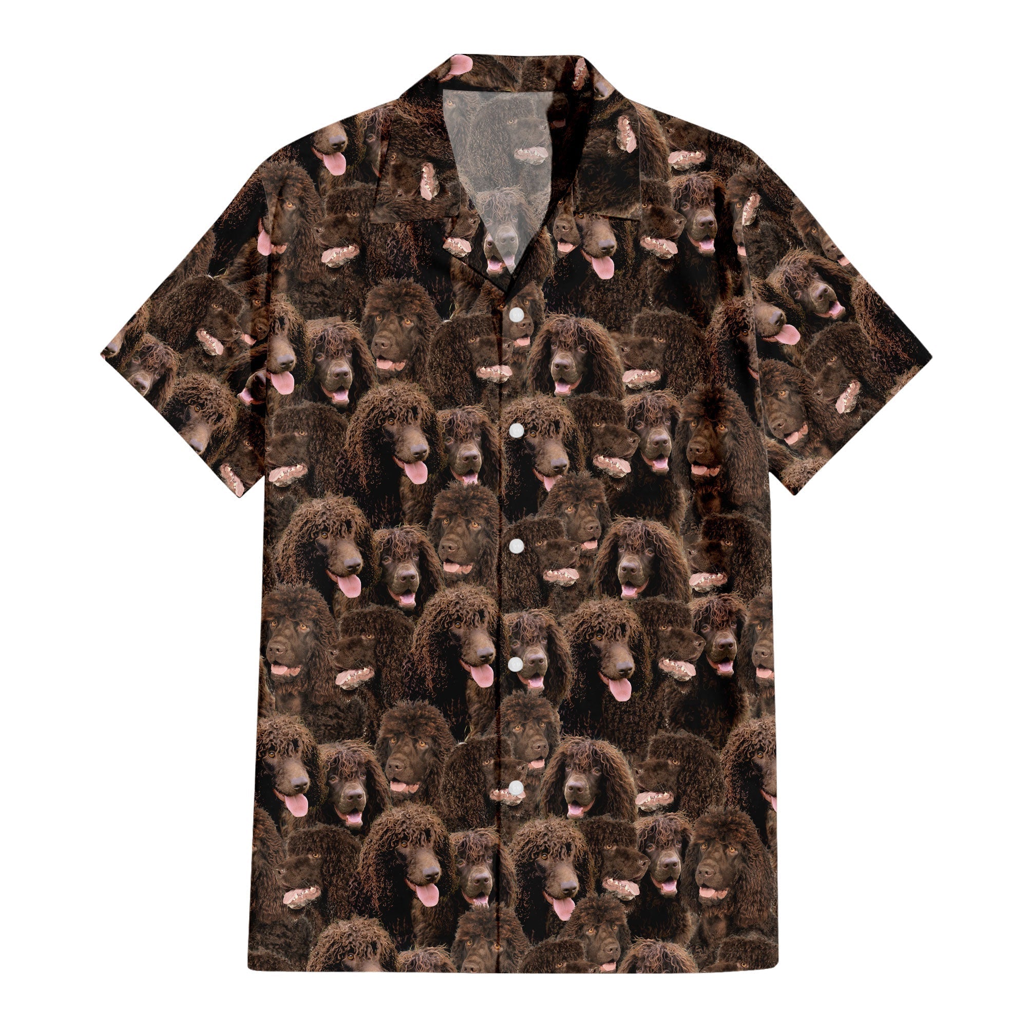 Irish Water Spaniel Full Face Hawaiian Shirt & Short