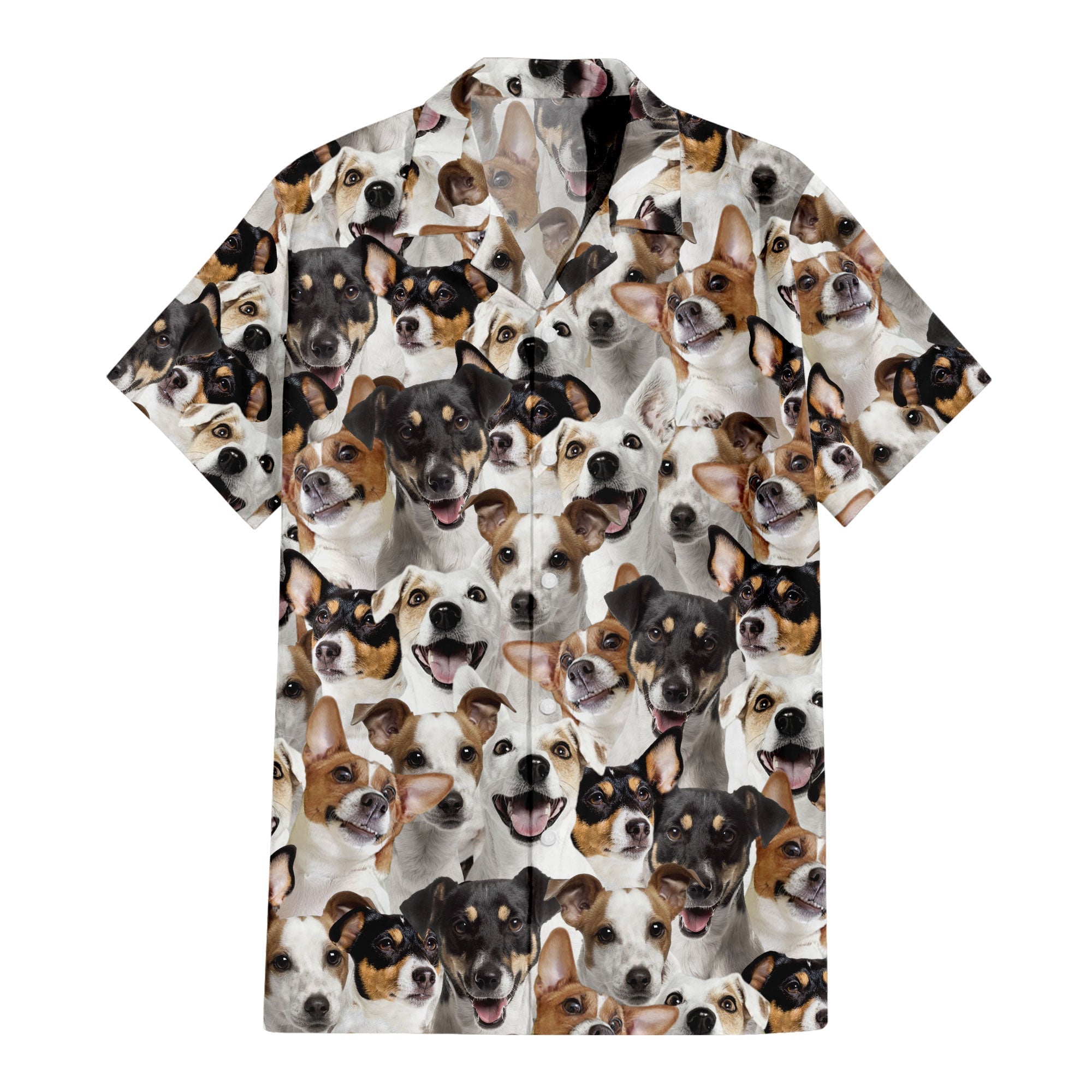 Jack Russell Terrier Full Face Hawaiian Shirt & Short
