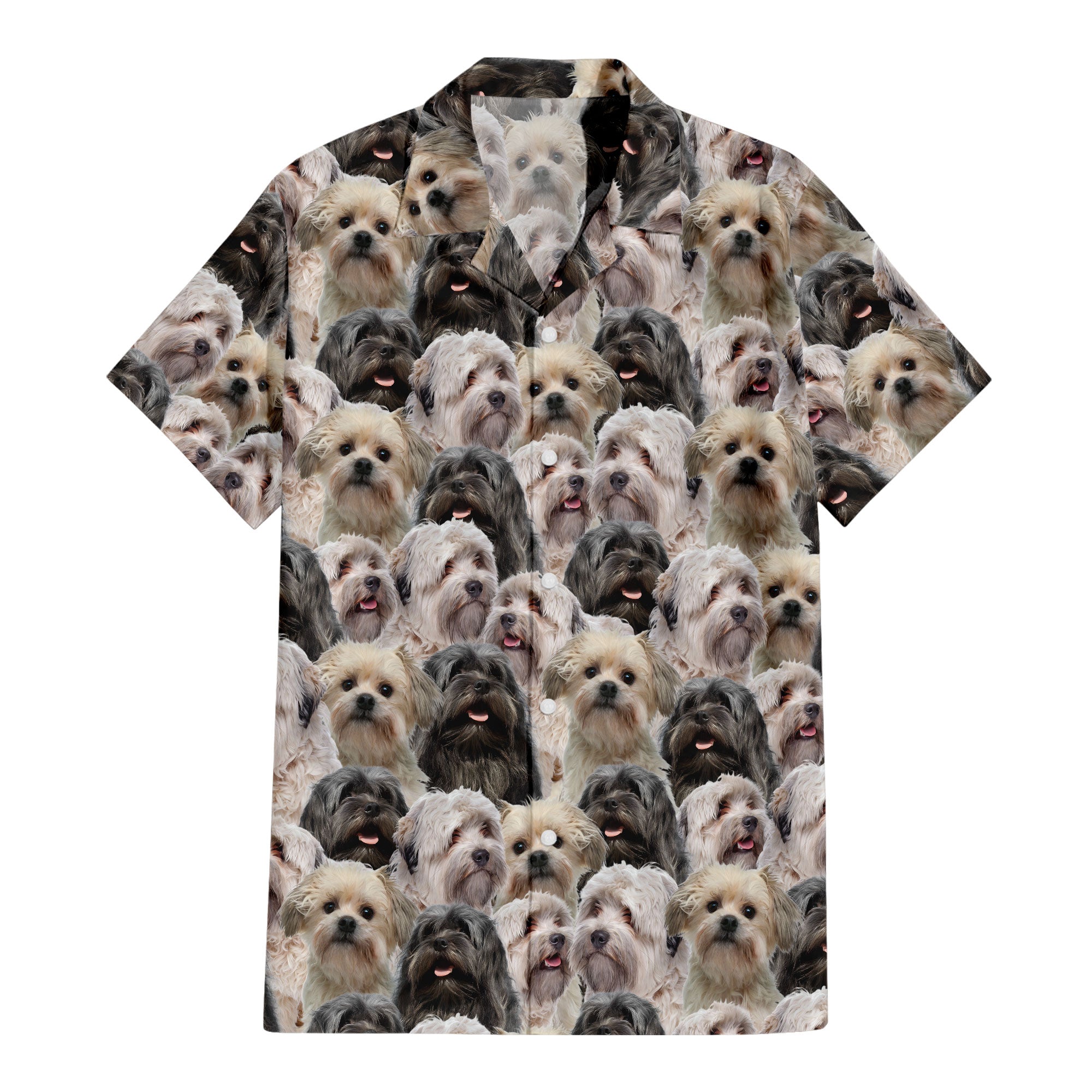 Lowchen Full Face Hawaiian Shirt & Short