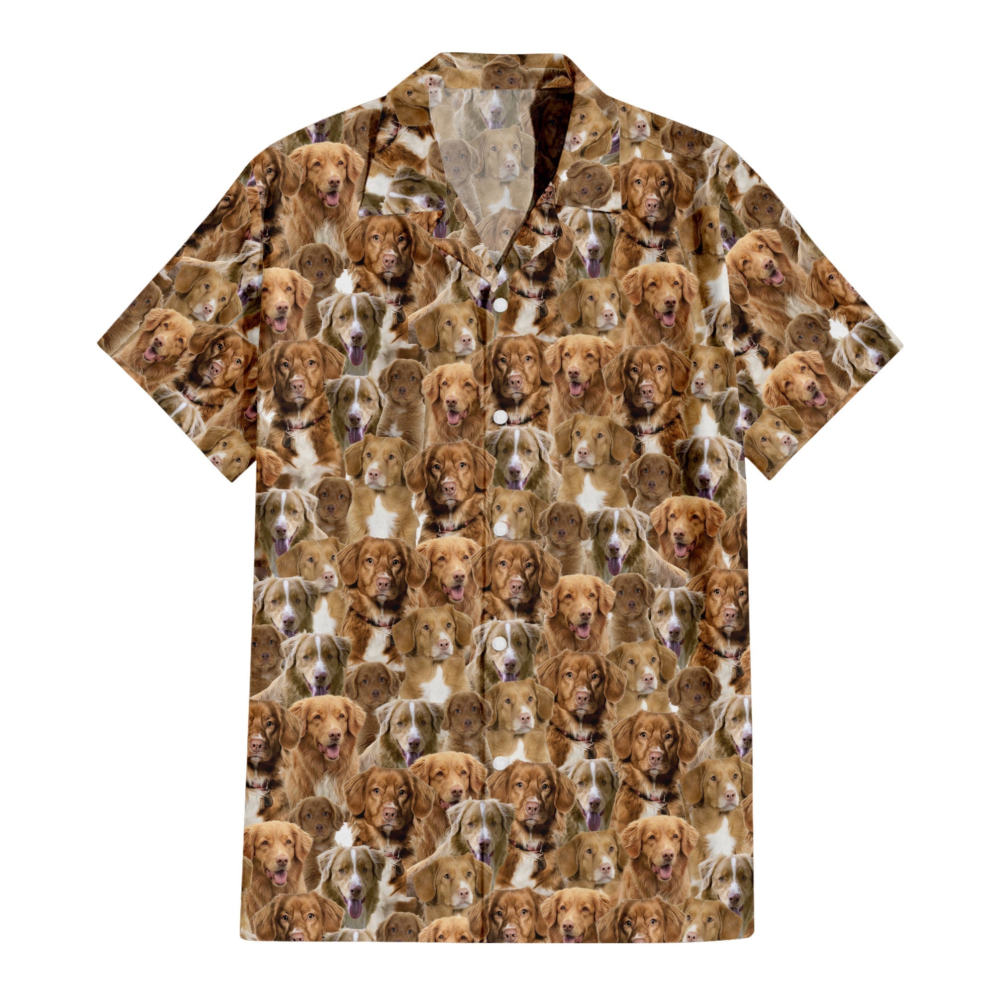 Nova Scotia Duck Tolling Retriever Full Face Hawaiian Shirt & Short