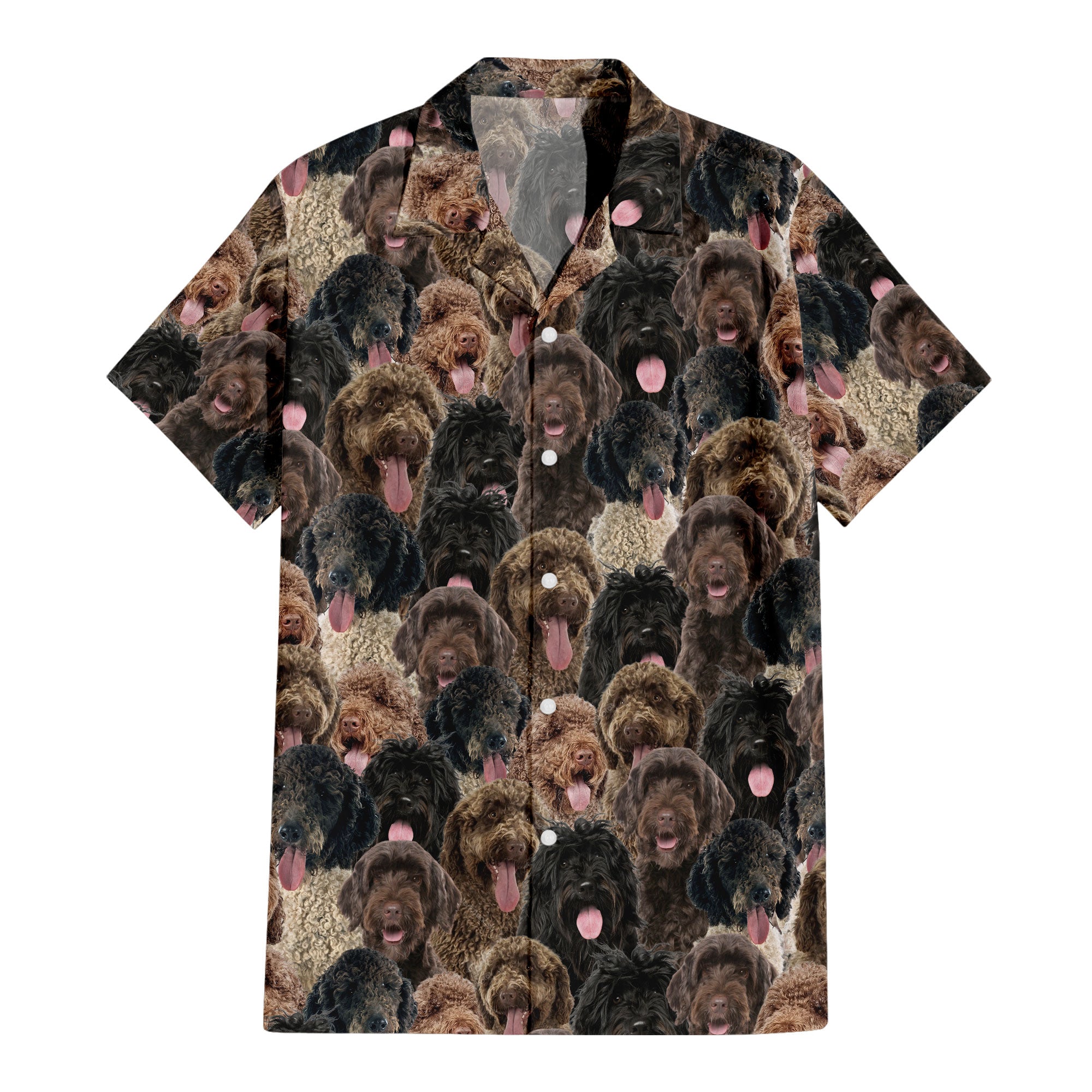 Portuguese Water Dog 1 Full Face Hawaiian Shirt & Short