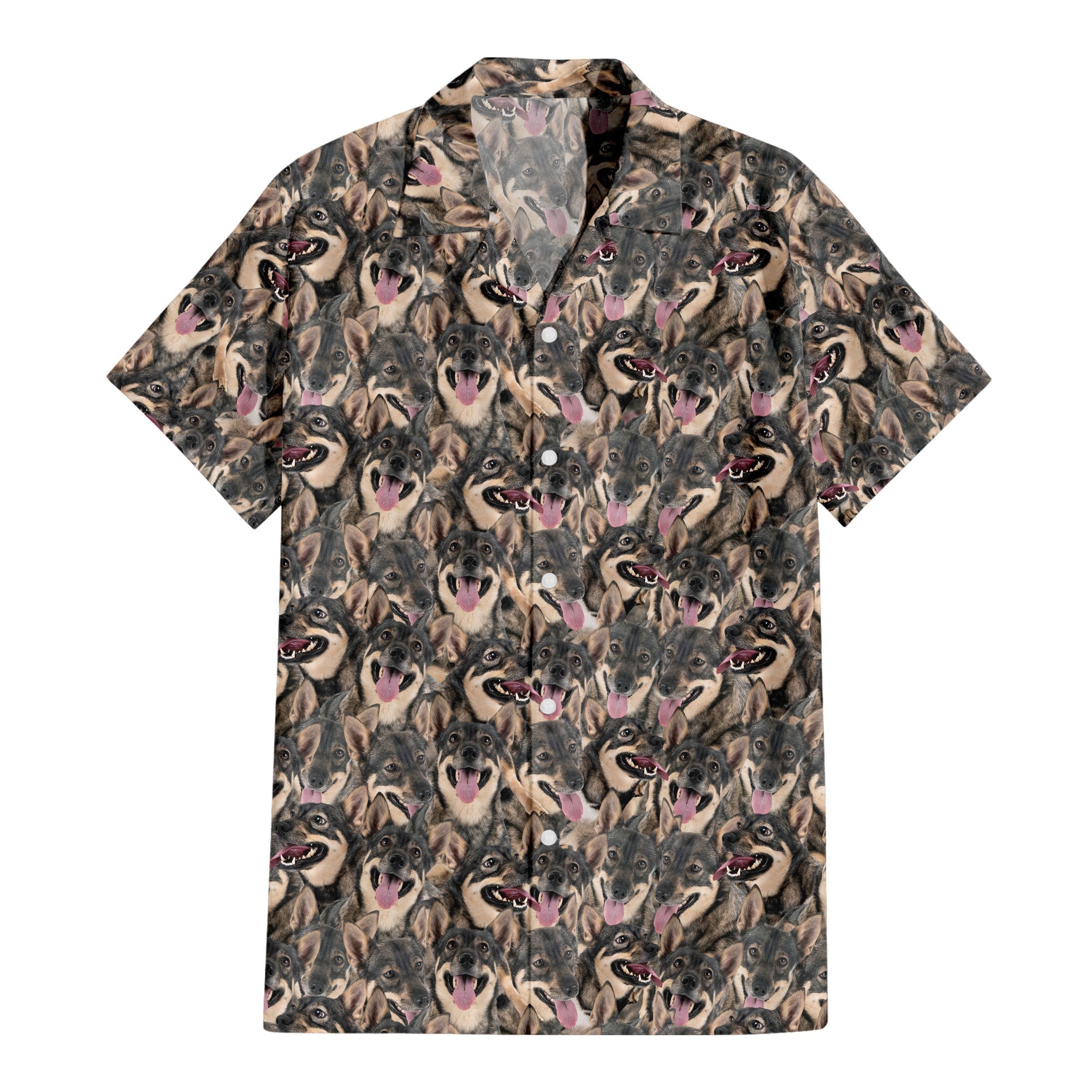 Swedish Vallhund Full Face Hawaiian Shirt & Short