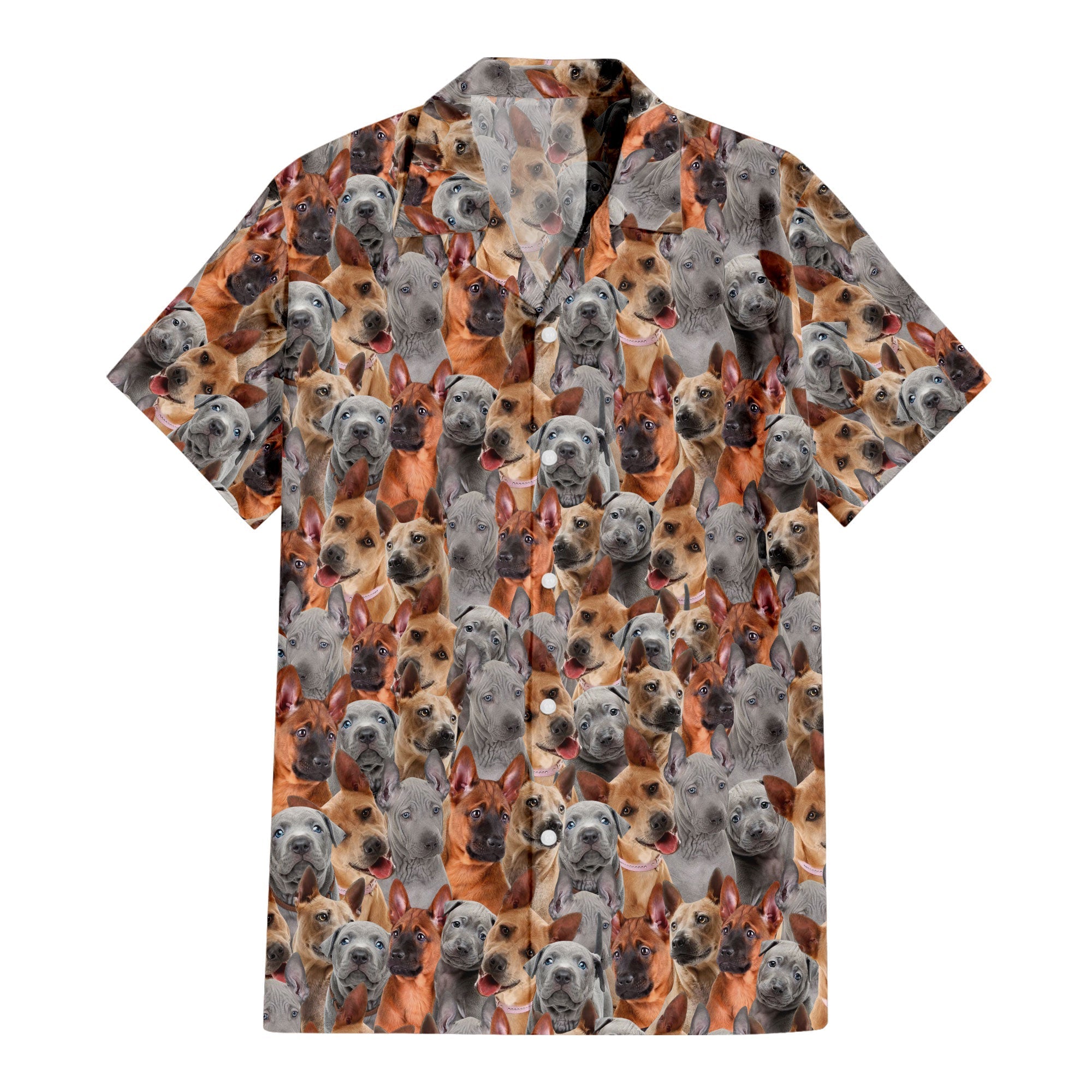 Thai Ridgeback Full Face Hawaiian Shirt & Short