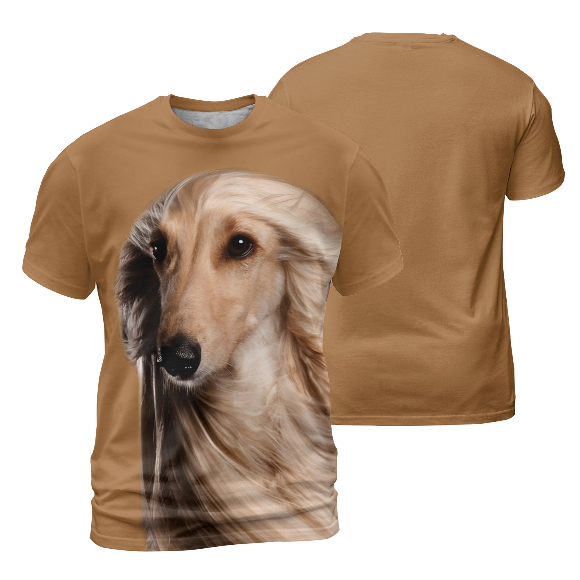 Afghan Hound - 3D Graphic T-Shirt