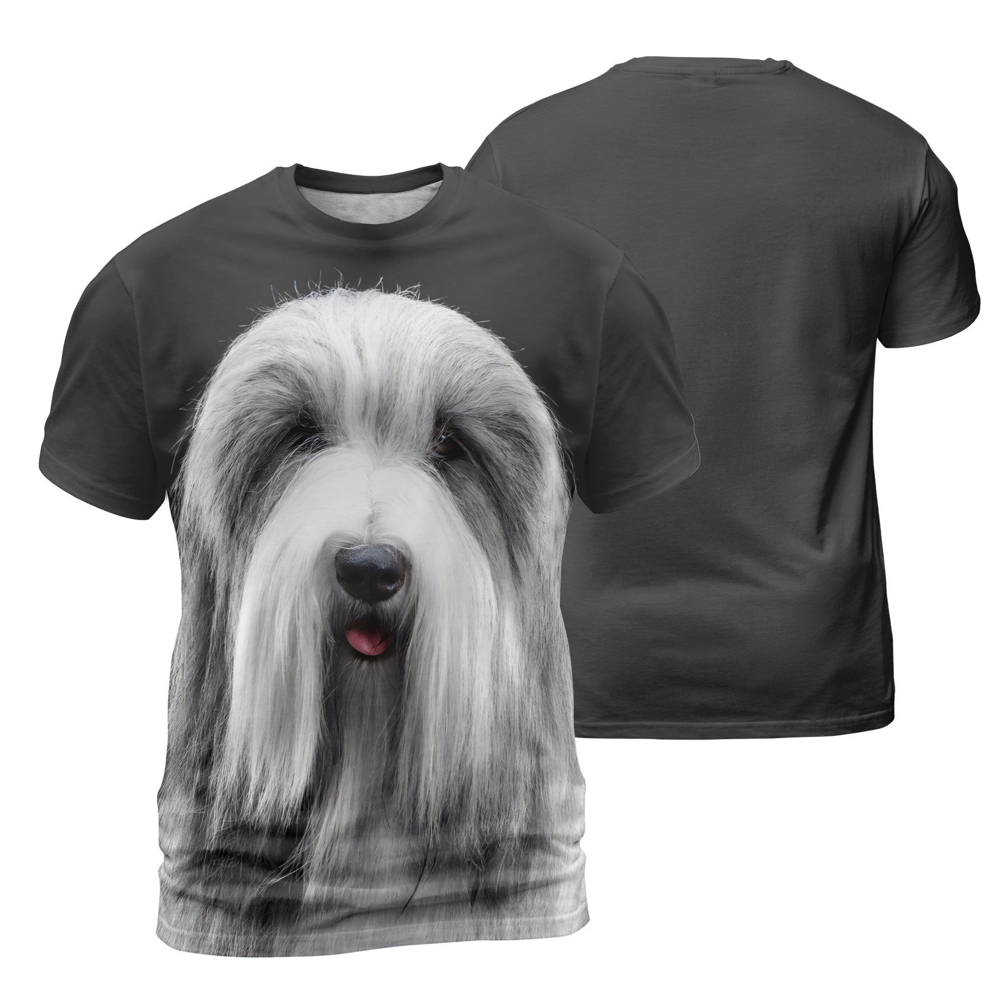 Bearded Collie - 3D Graphic T-Shirt