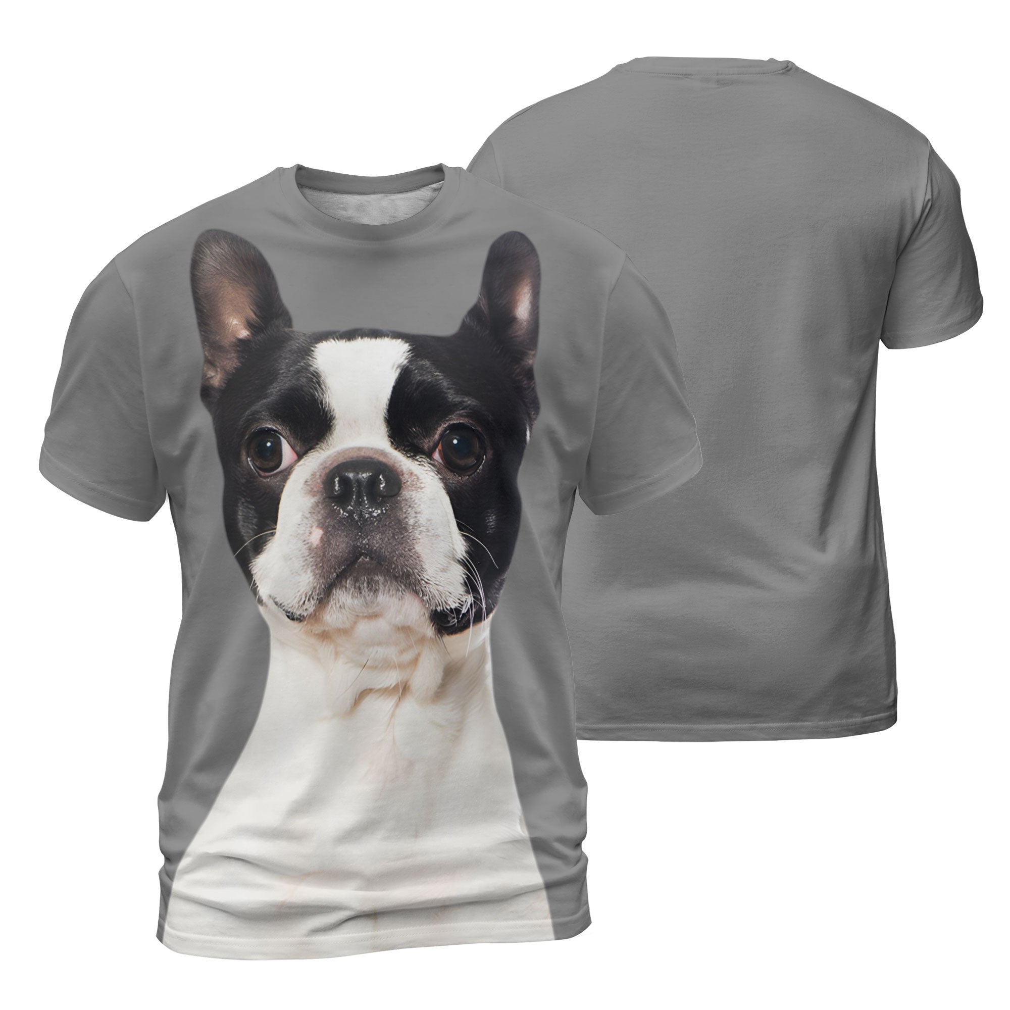 Boston Terrier - 3D Graphic T-Shirt