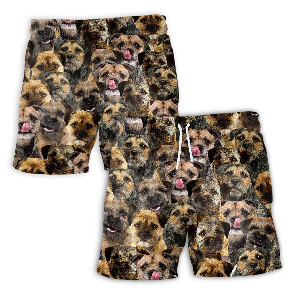 Border Terrier Full Face Hawaiian Shirt & Short
