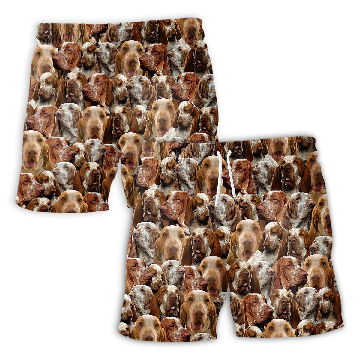 Bracco Italiano Full Face Hawaiian Shirt & Short