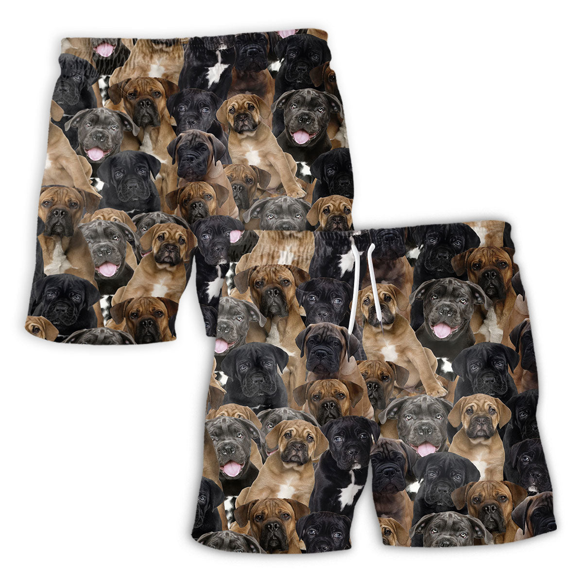 Cane Corso Dog Full Face Hawaiian Shirt & Short