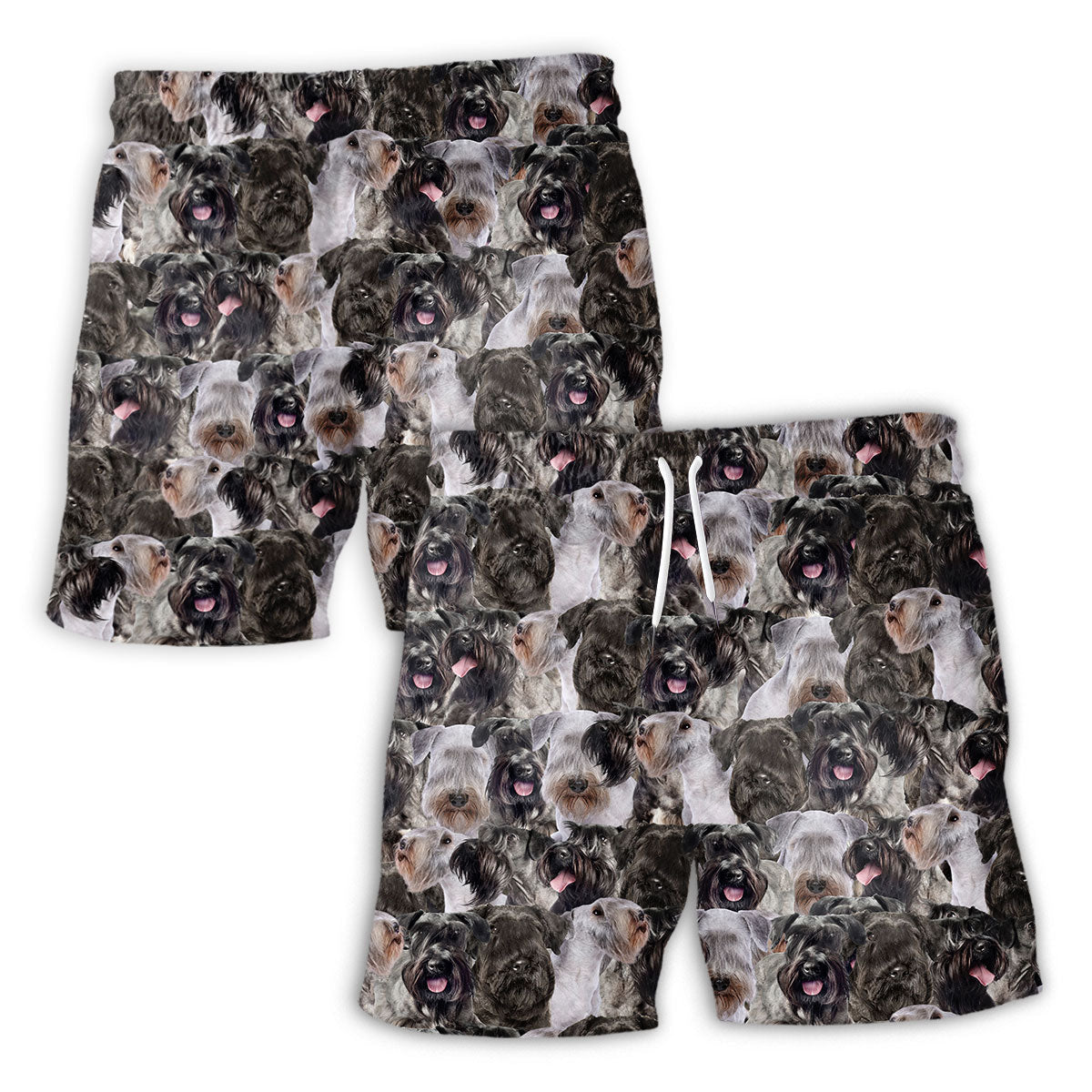 Cesky Terrier Dog Full Face Hawaiian Shirt & Short