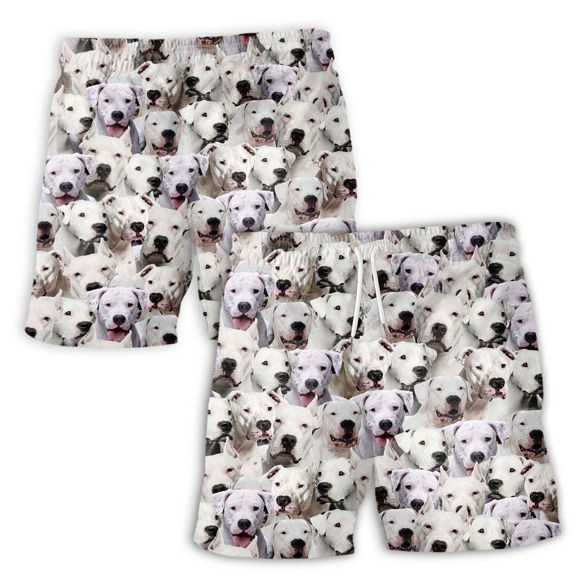 Dogo Argentino Full Face Hawaiian Shirt & Short