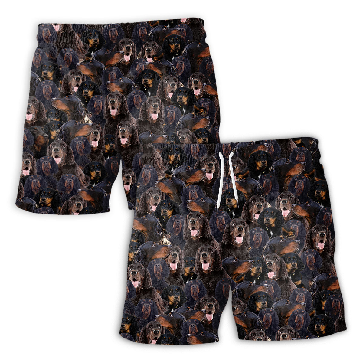 Gordon Setter Full Face Hawaiian Shirt & Short