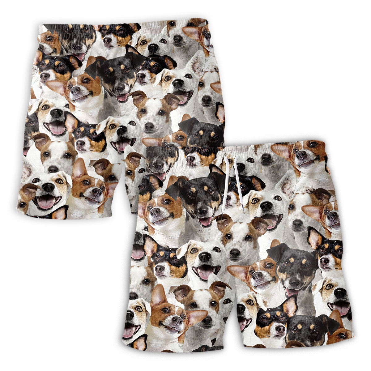 Jack Russell Terrier Full Face Hawaiian Shirt & Short