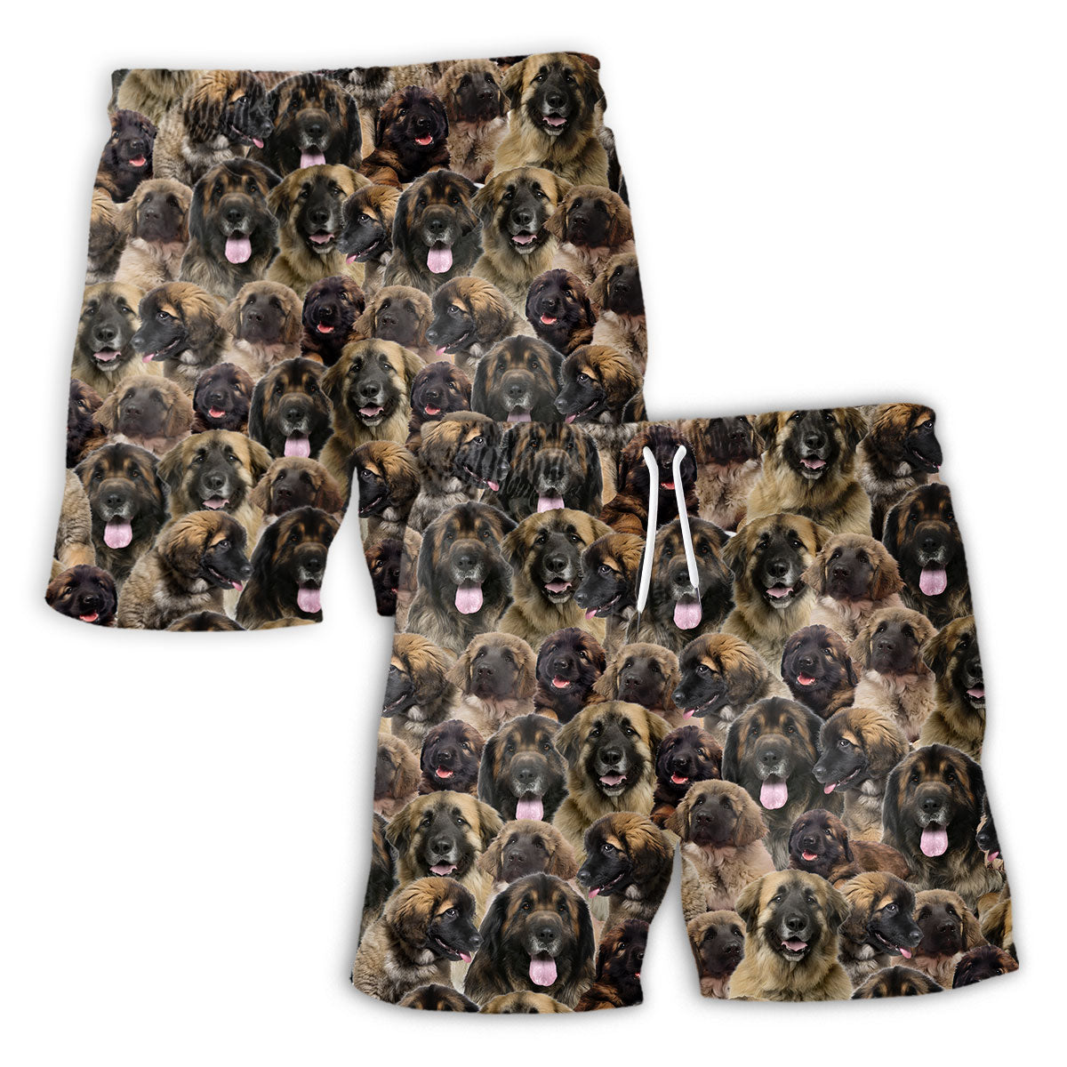 Leonberger Full Face Hawaiian Shirt & Short