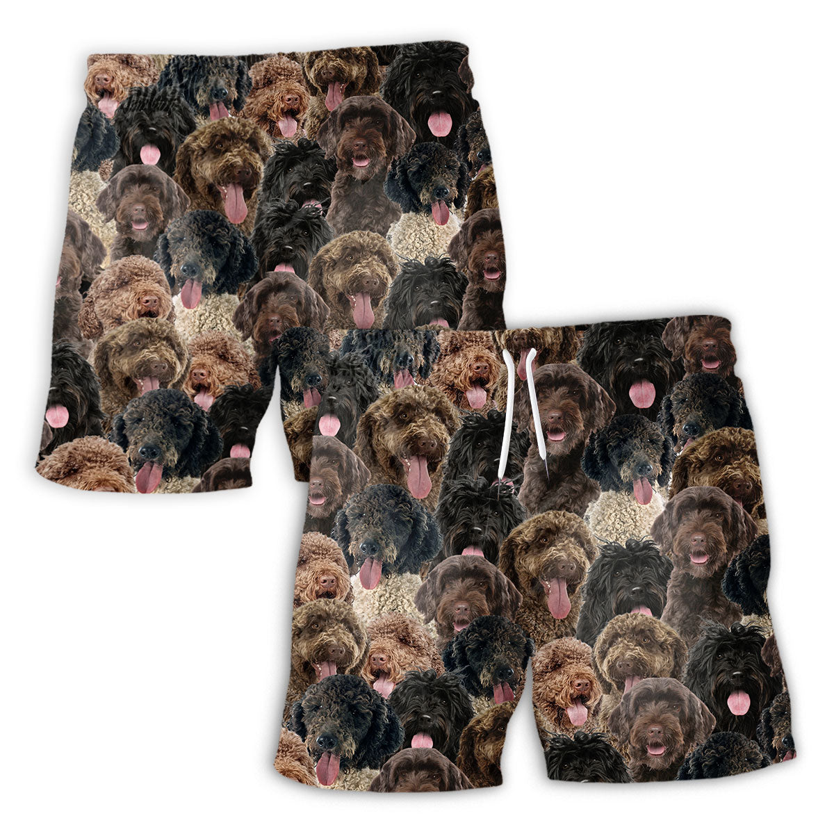 Portuguese Water Dog 1 Full Face Hawaiian Shirt & Short
