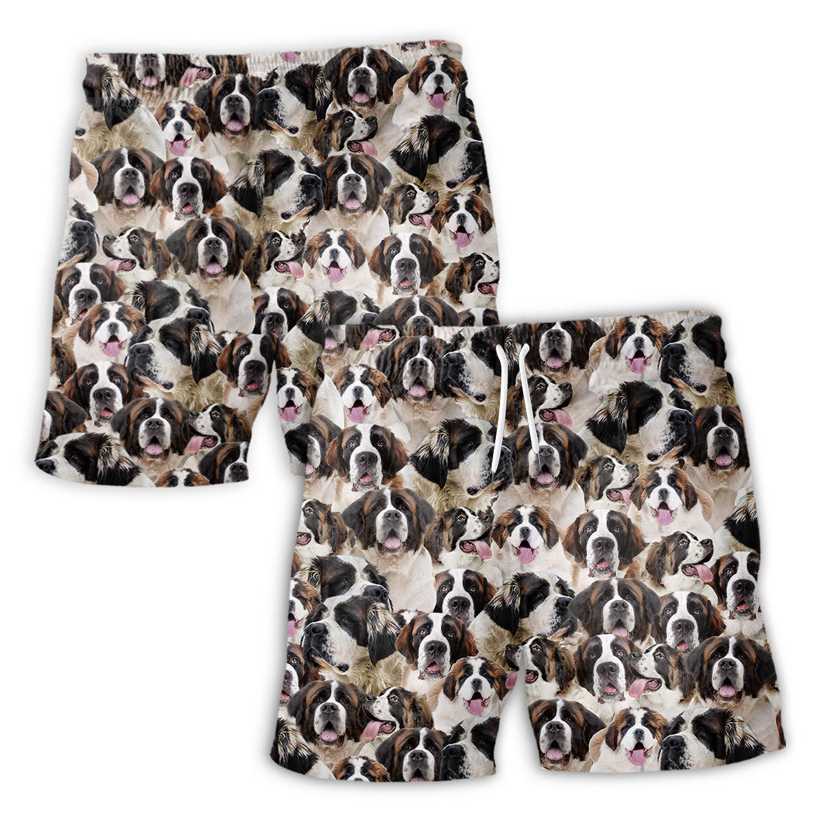St Bernard Full Face Hawaiian Shirt & Short