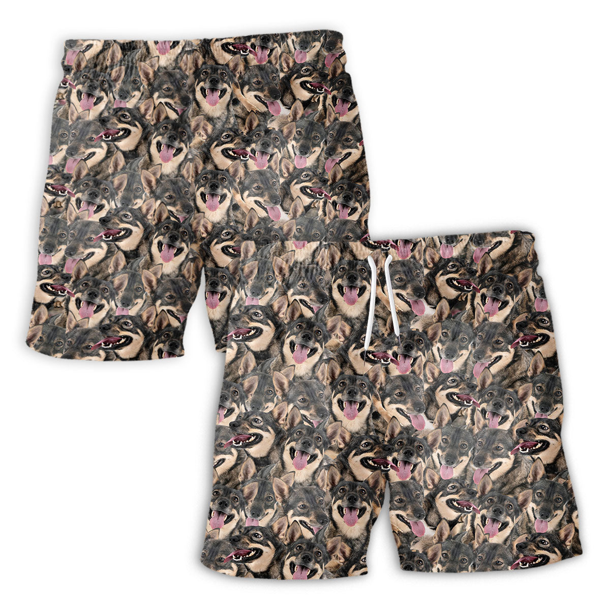 Swedish Vallhund Full Face Hawaiian Shirt & Short