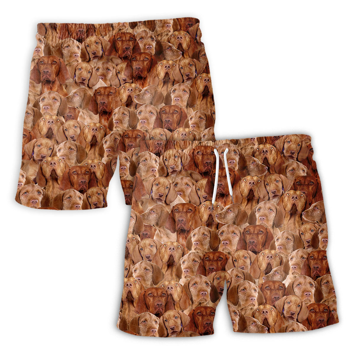 Wirehaired Vizsla Full Face Hawaiian Shirt & Short