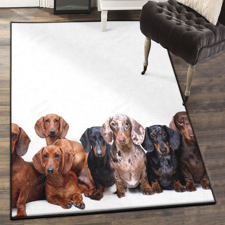 Dachshund 2 Area Rug