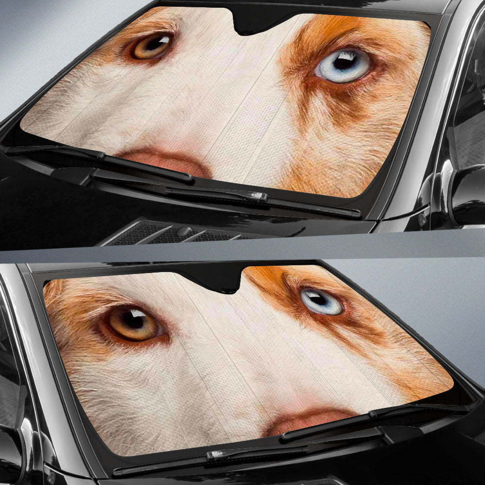 Australian Shepherd Eyes Car Sun shade 94
