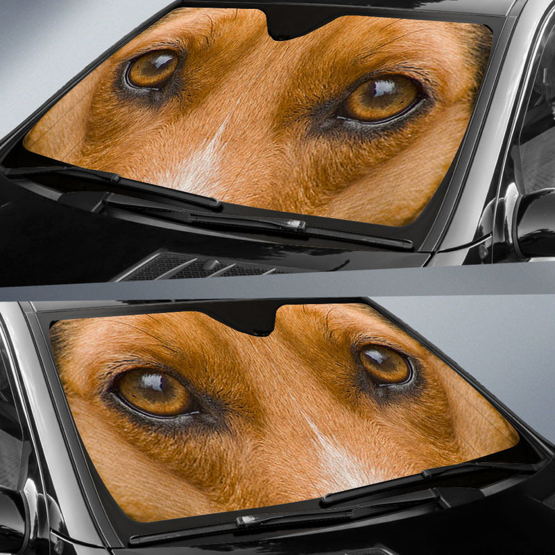 Beagle Eyes Car Sun Shade 94