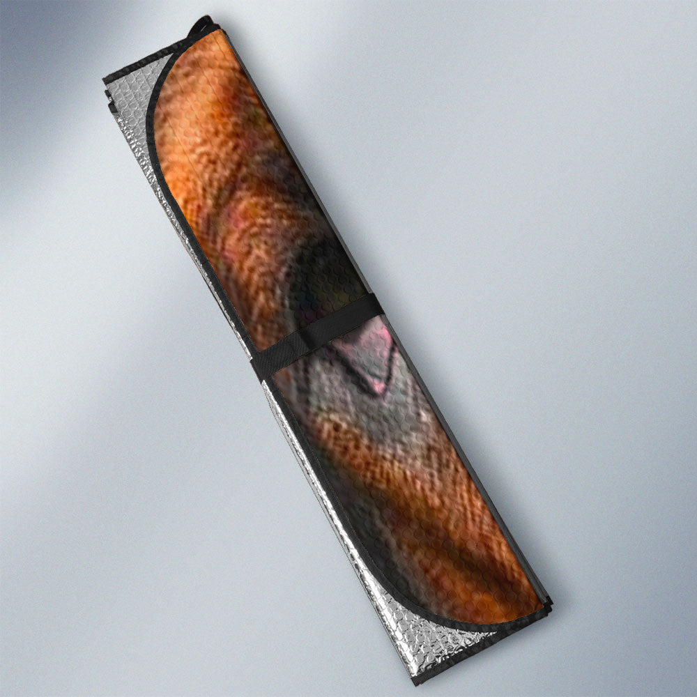 Bloodhound Eyes Car Sun Shade 94