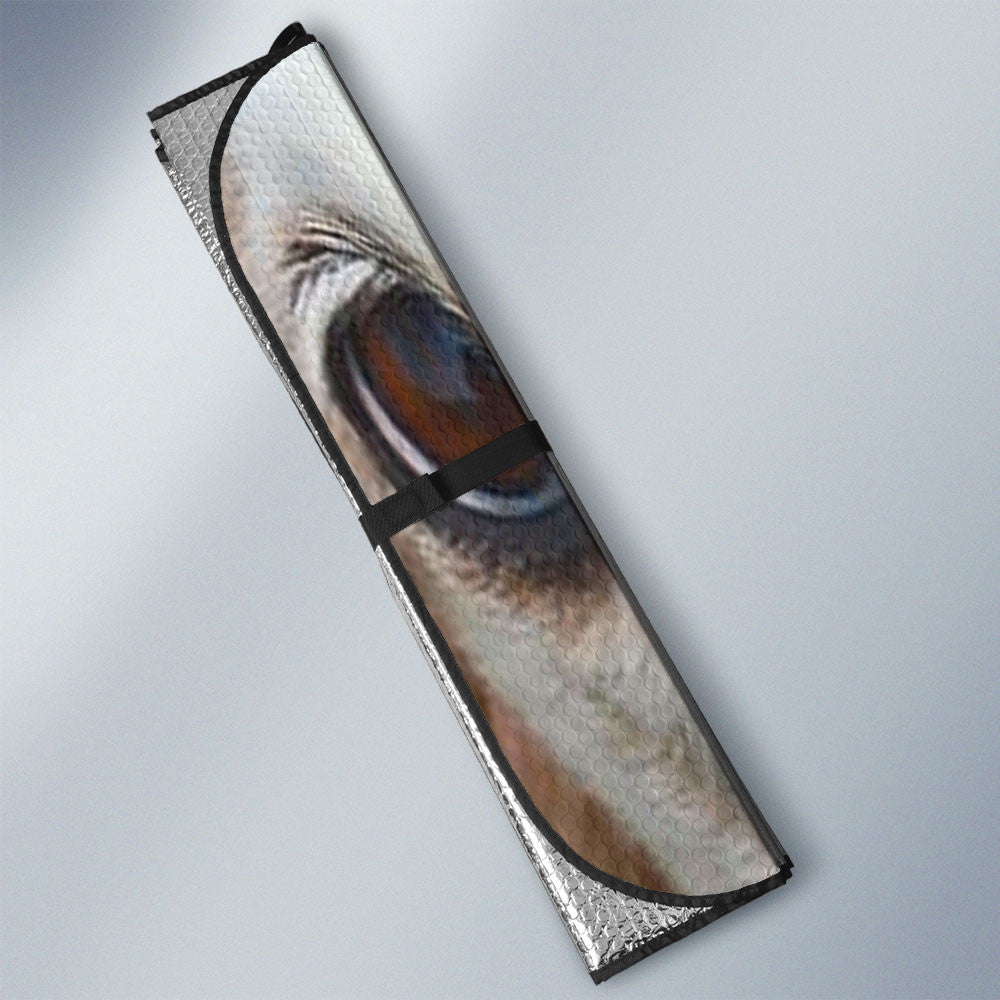 Borzoi Eyes Car Sun Shade 94