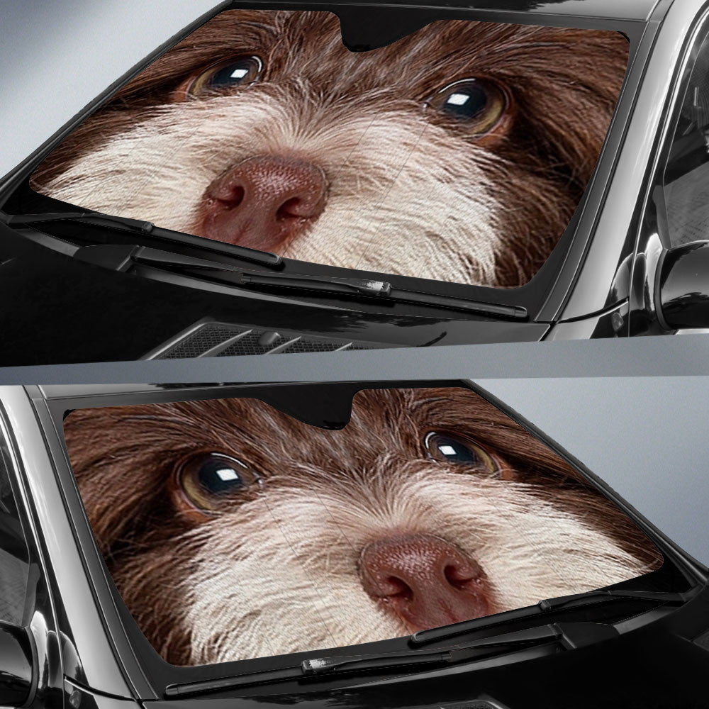 Havanese Eyes Car Sun Shade 94