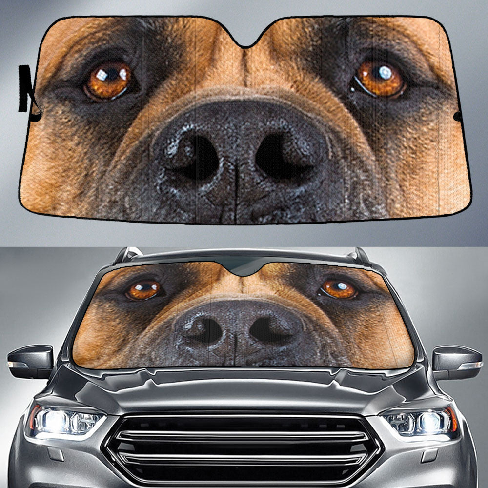 Mastiff Eyes Car Sun Shade 94