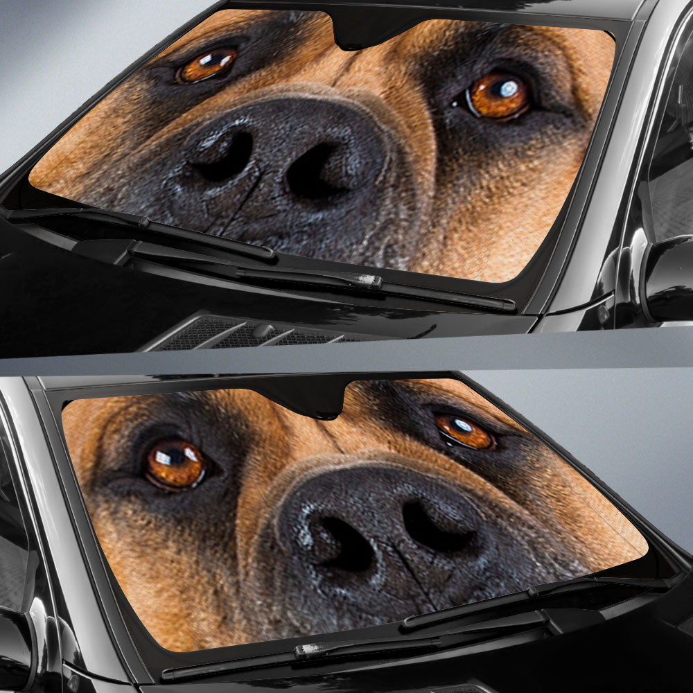 Mastiff Eyes Car Sun Shade 94