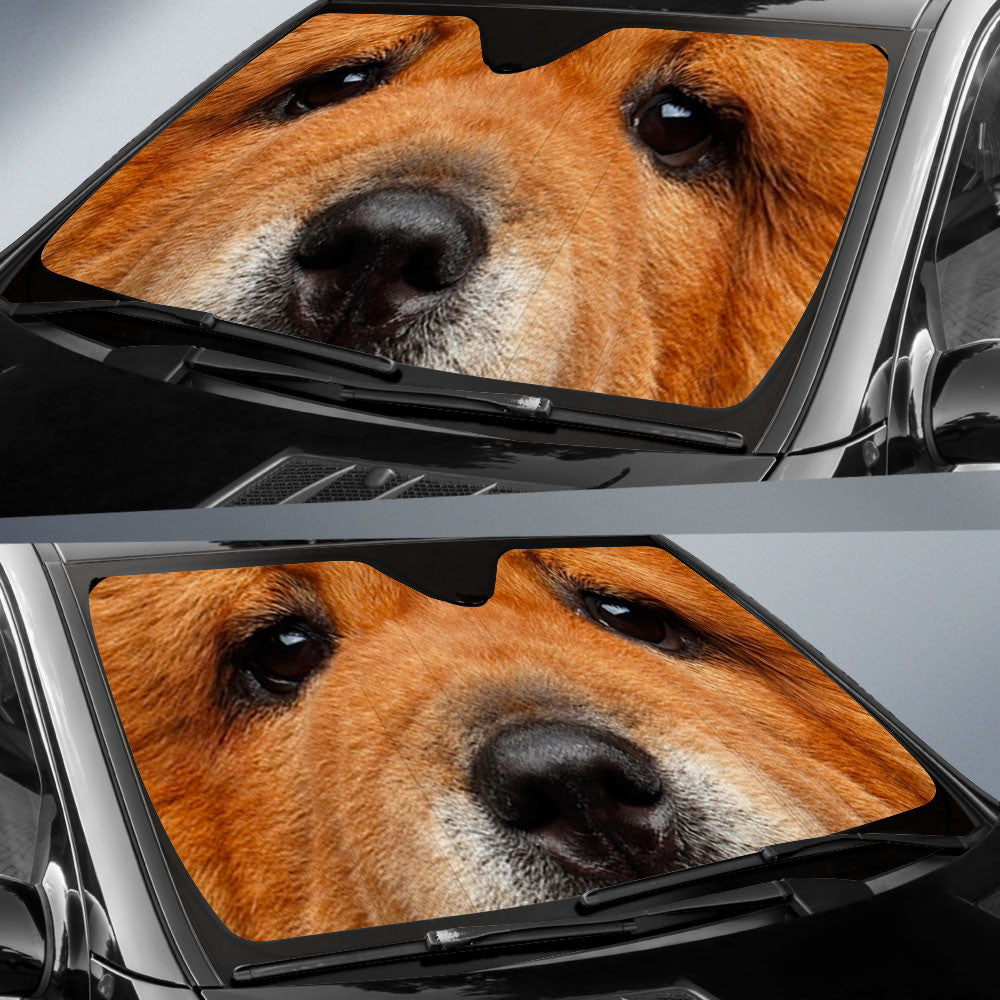 Chow Chow Eyes Car Sun Shade 94