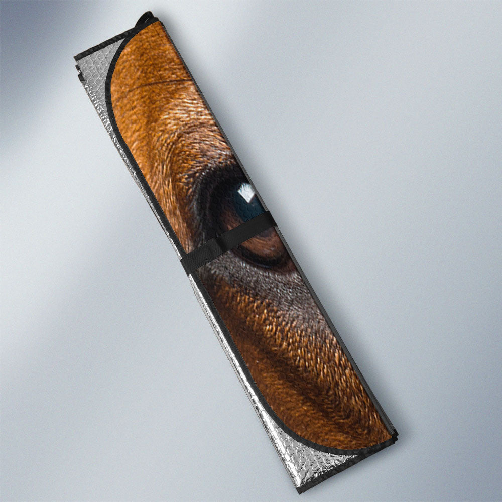 Rhodesian Ridgeback Eyes Car Sun Shade 94