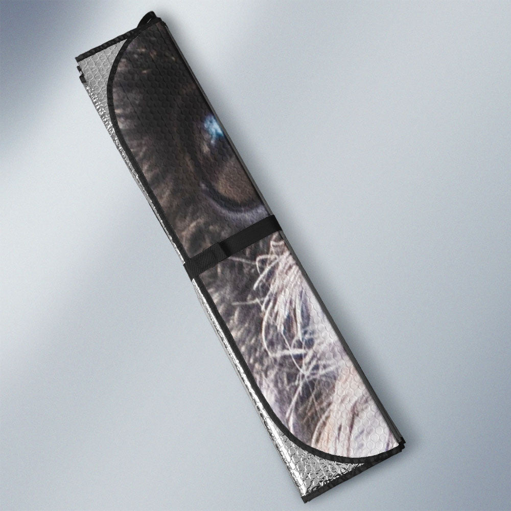 Scottish Terrier Eyes Car Sun Shade 94